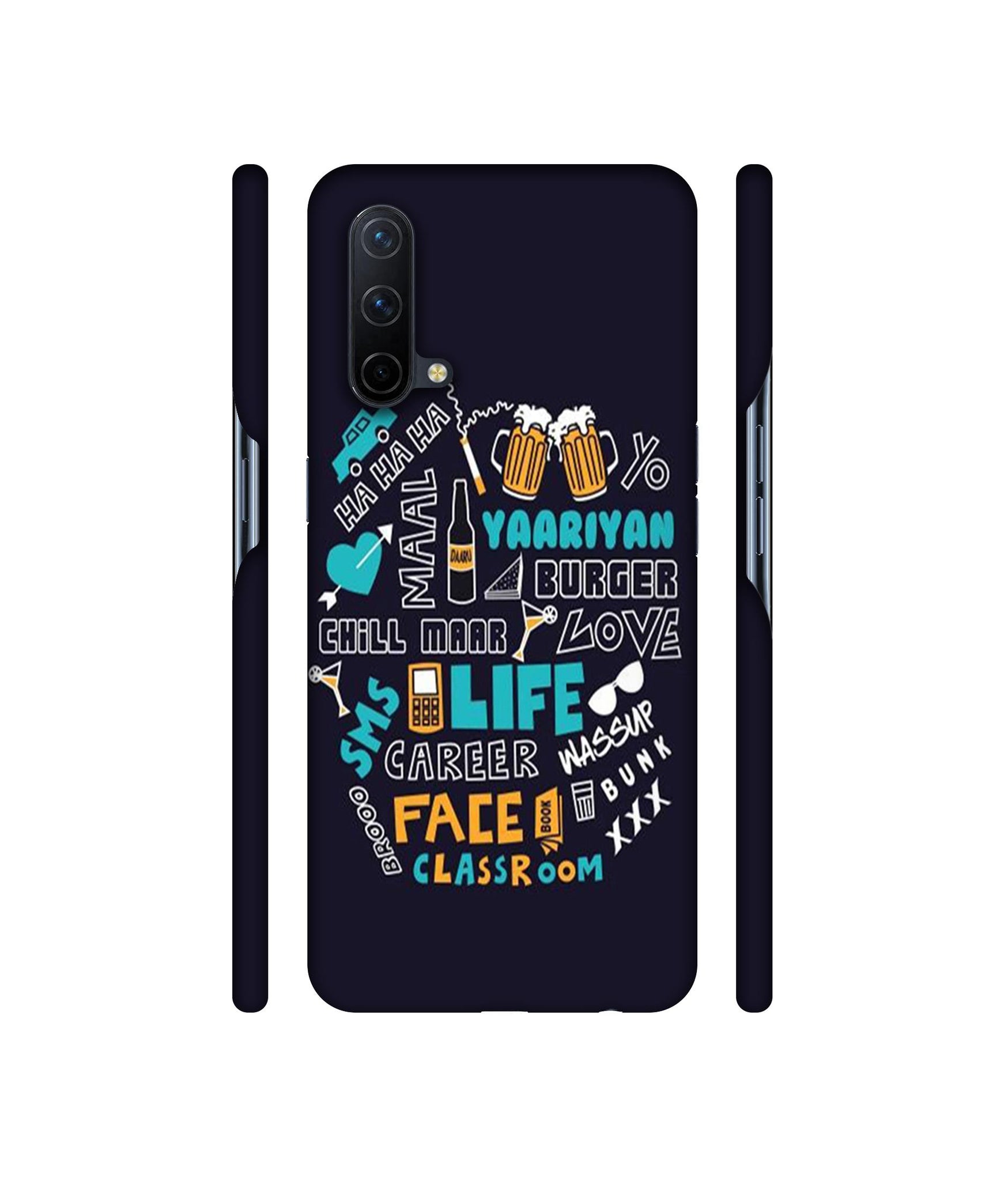 Funny Quote Designer Hard Back Cover for OnePlus Nord CE 5G