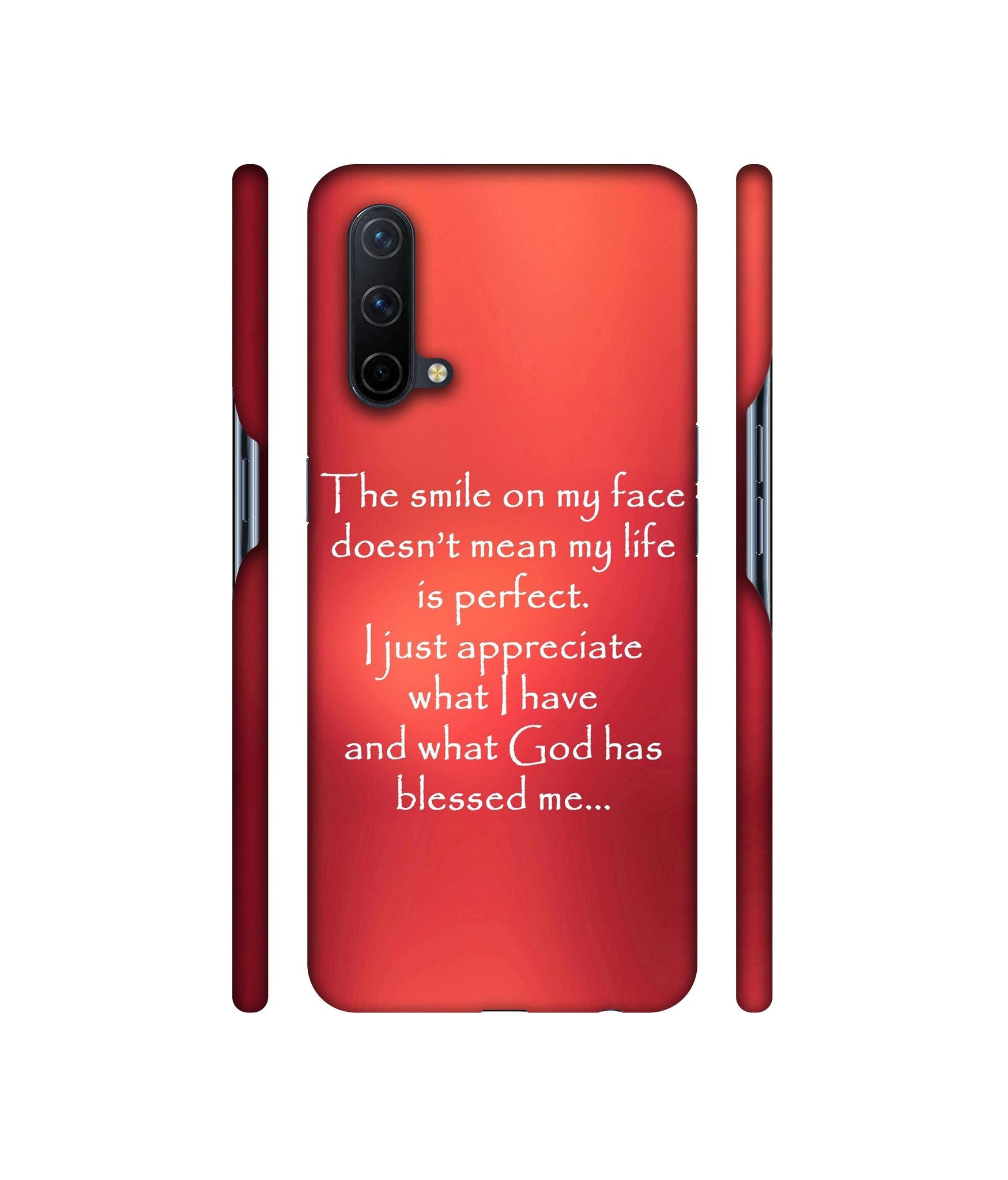 Quotes On Life Designer Hard Back Cover for OnePlus Nord CE 5G