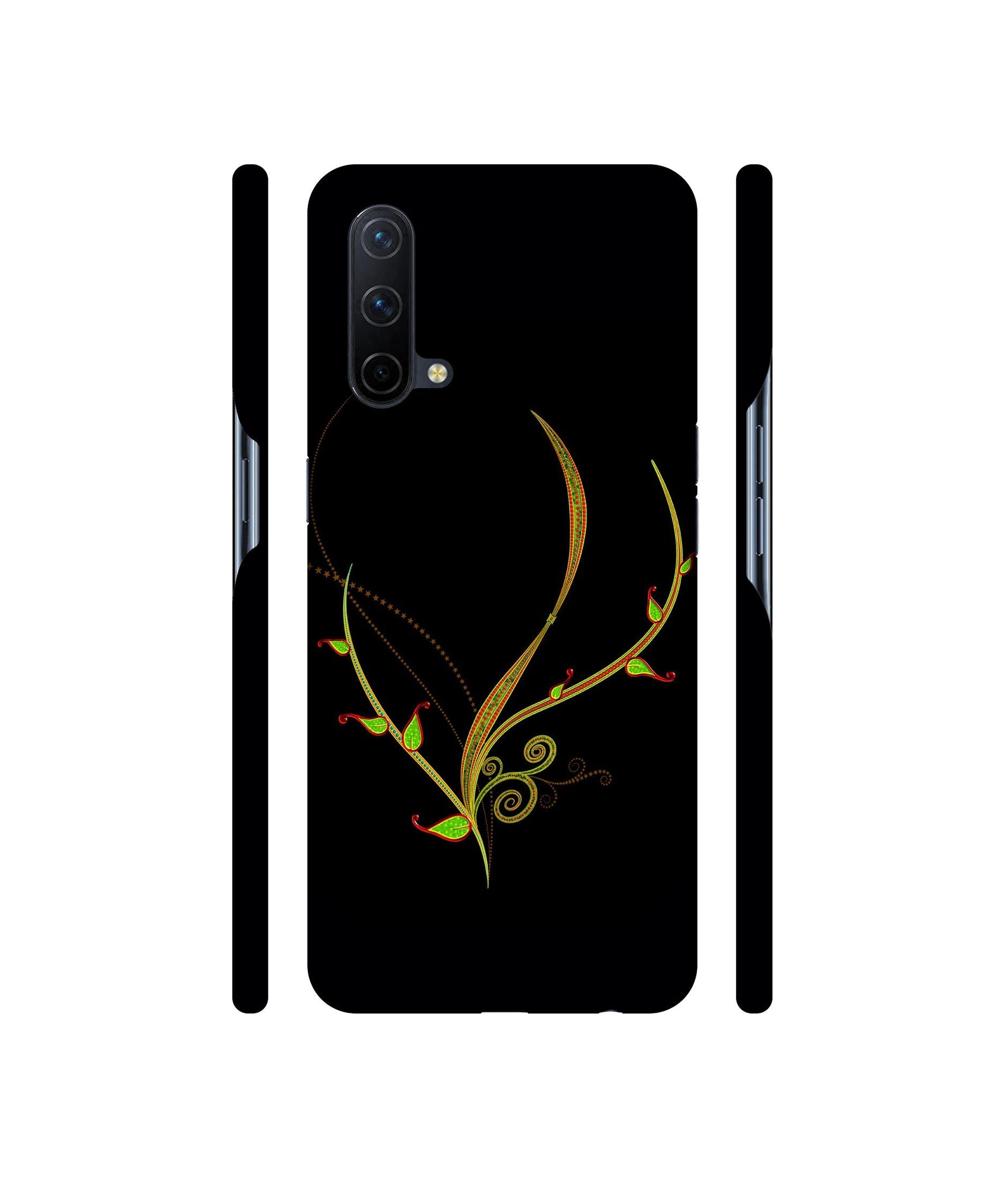 Yellow Pattern Designer Hard Back Cover for OnePlus Nord CE 5G