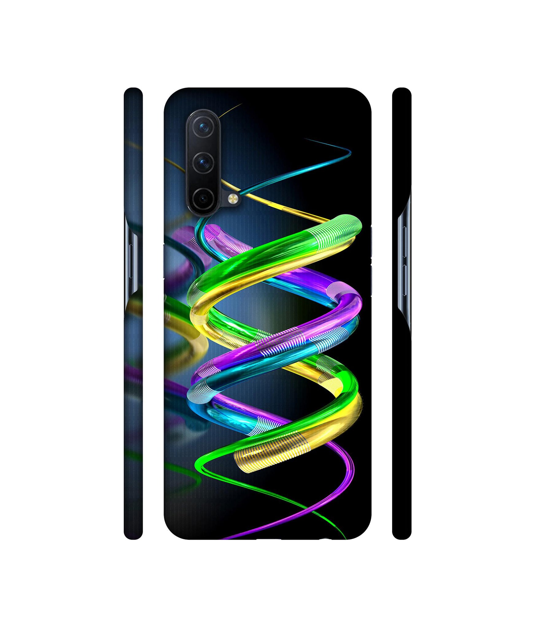 3D Spiral Designer Hard Back Cover for OnePlus Nord CE 5G