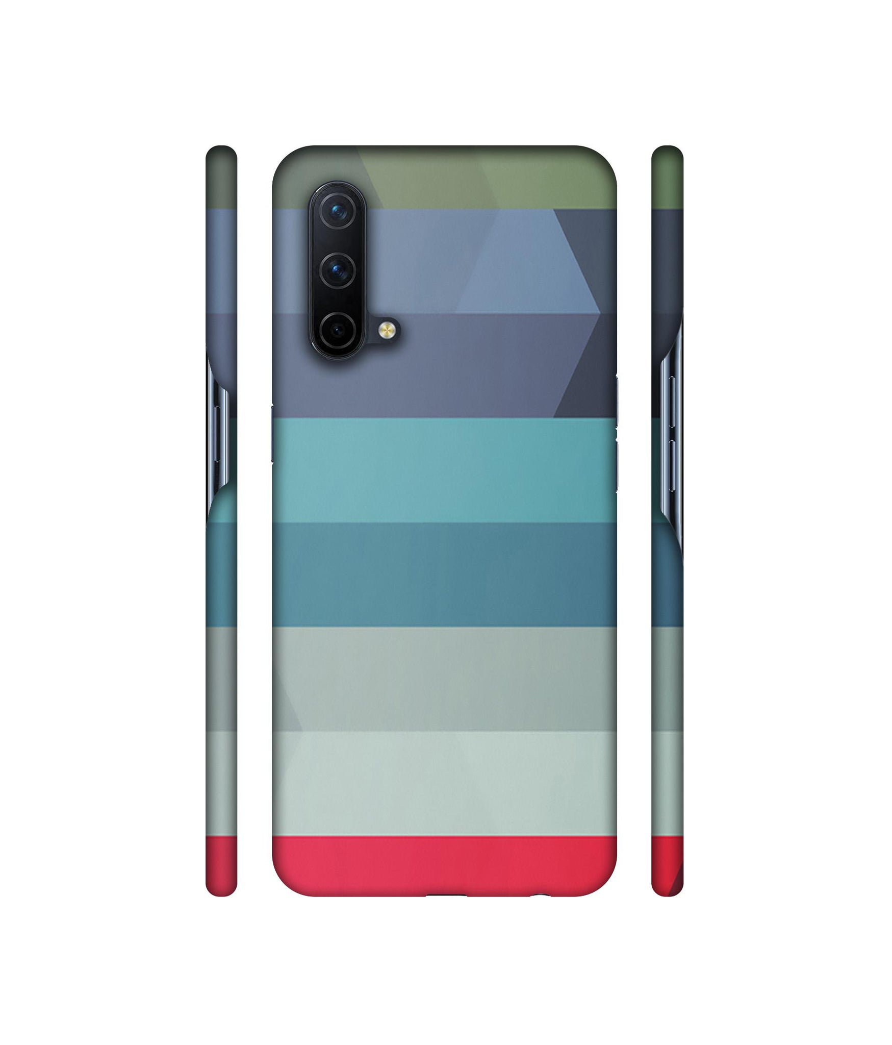 Colorful Lines Designer Hard Back Cover for OnePlus Nord CE 5G