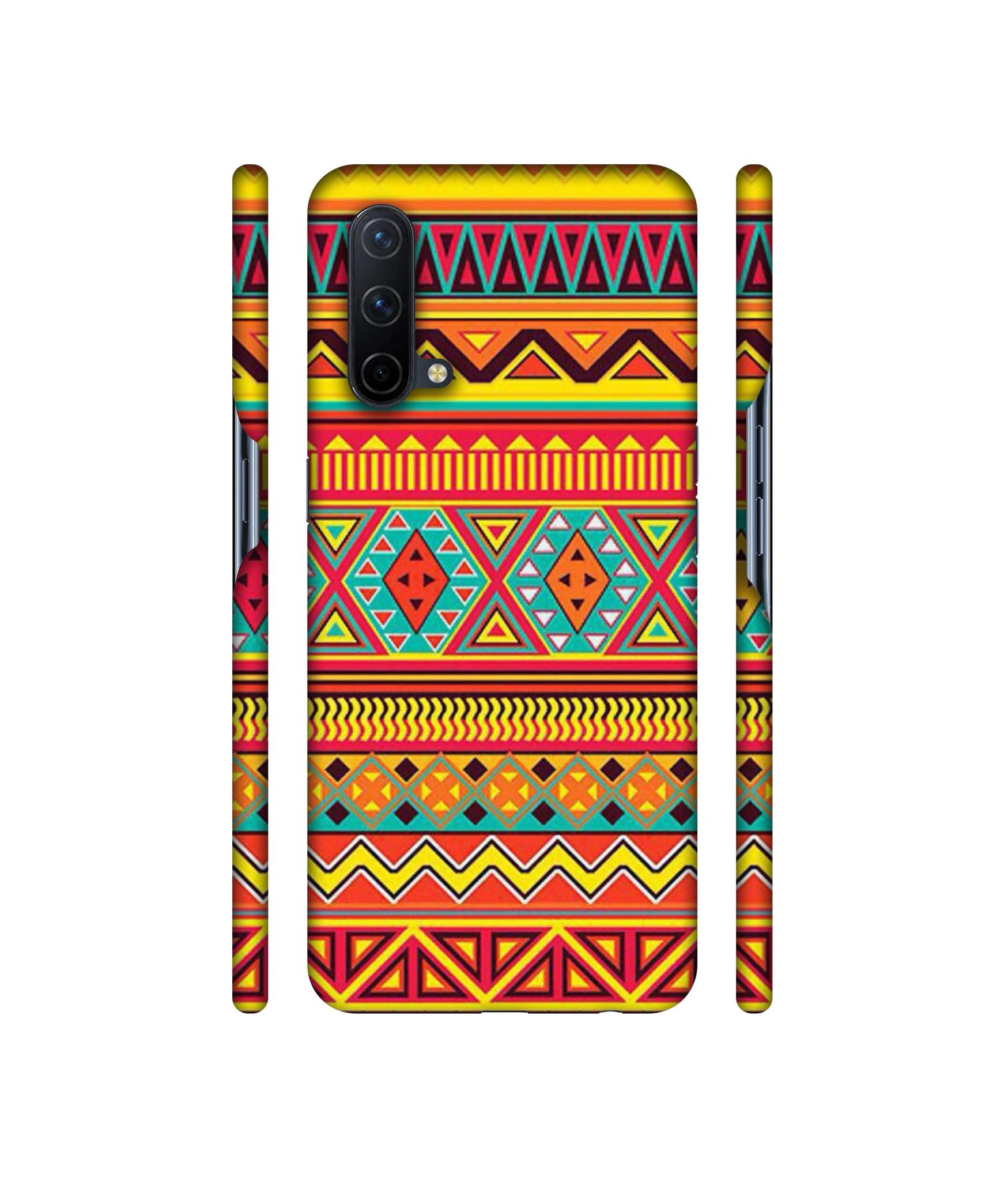 Artistic Rangoli Designer Hard Back Cover for OnePlus Nord CE 5G