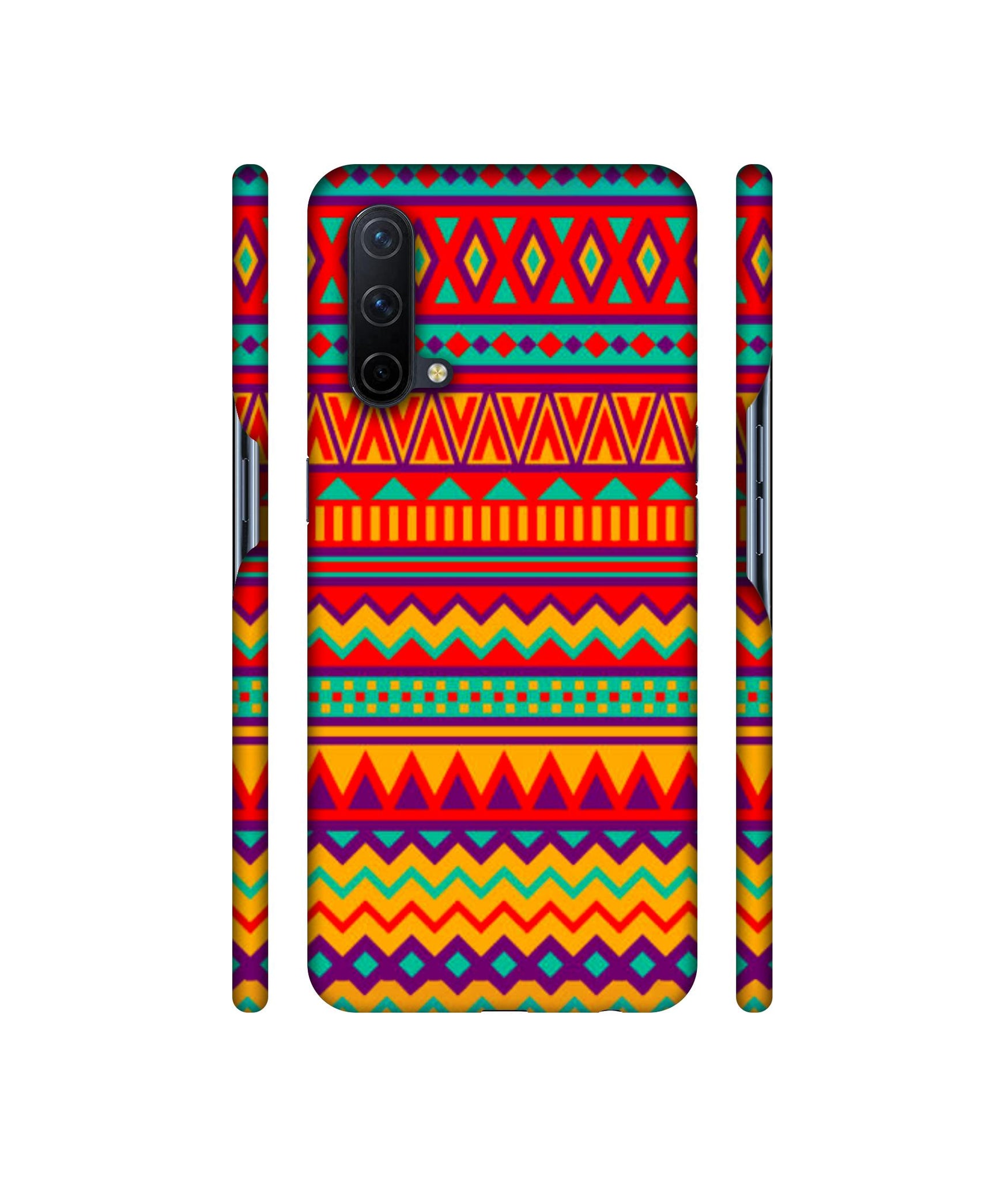 Multicolor Rangoli Art Designer Hard Back Cover for OnePlus Nord CE 5G