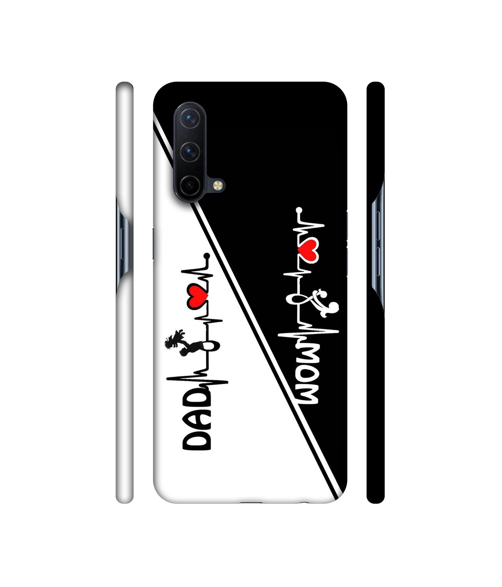 Mom and Dad Lover Designer Hard Back Cover for OnePlus Nord CE 5G