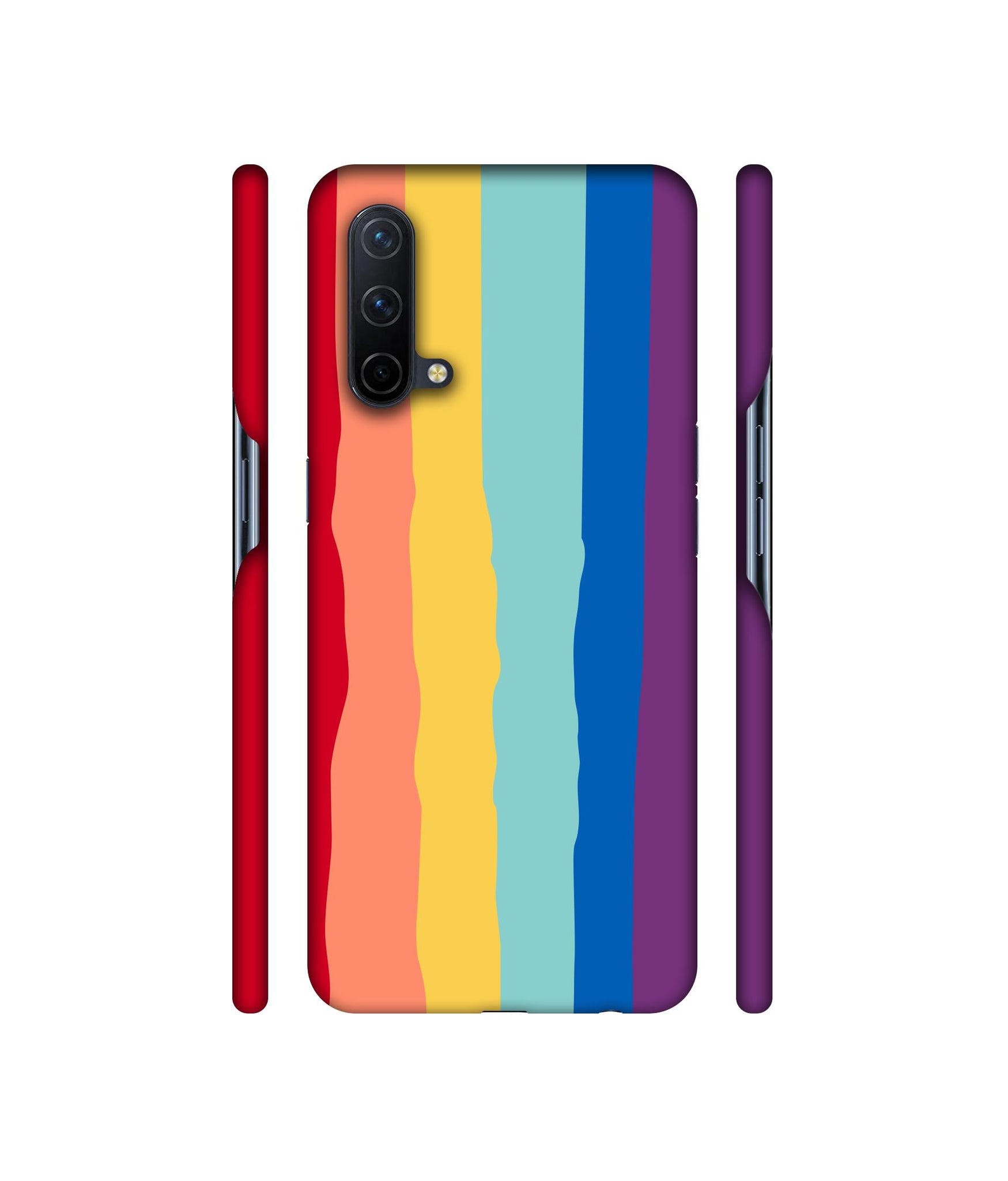 Rainbow1 Designer Hard Back Cover for OnePlus Nord CE 5G