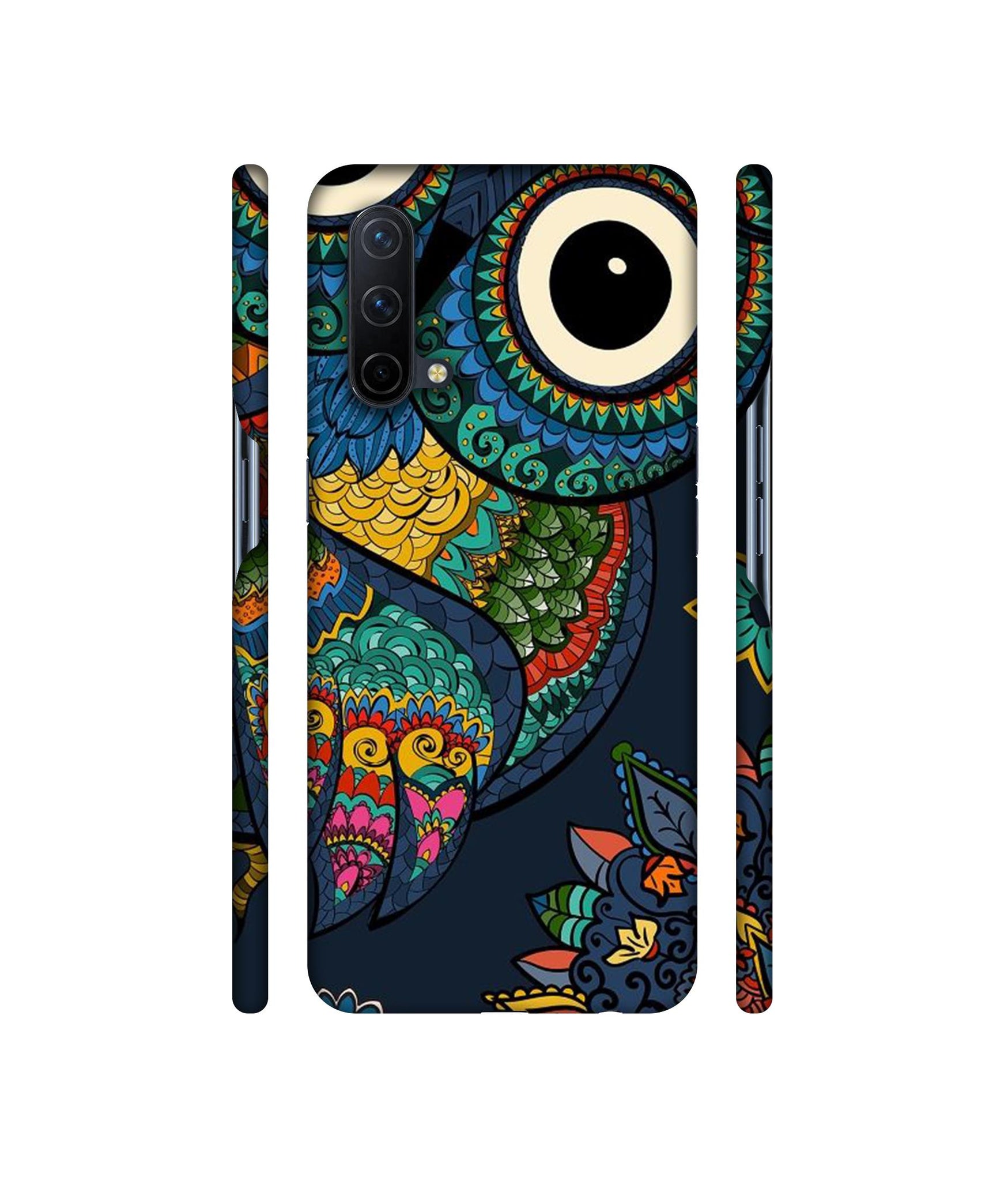 Owl Designer Hard Back Cover for OnePlus Nord CE 5G