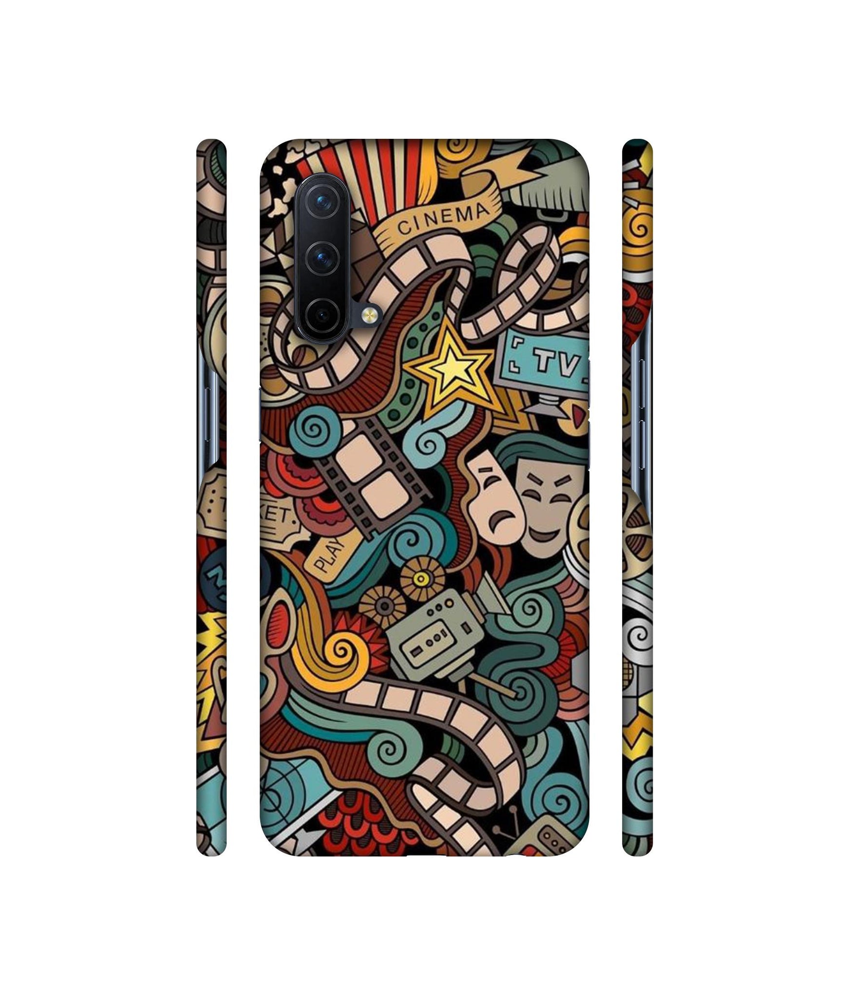 Movies Designer Hard Back Cover for OnePlus Nord CE 5G
