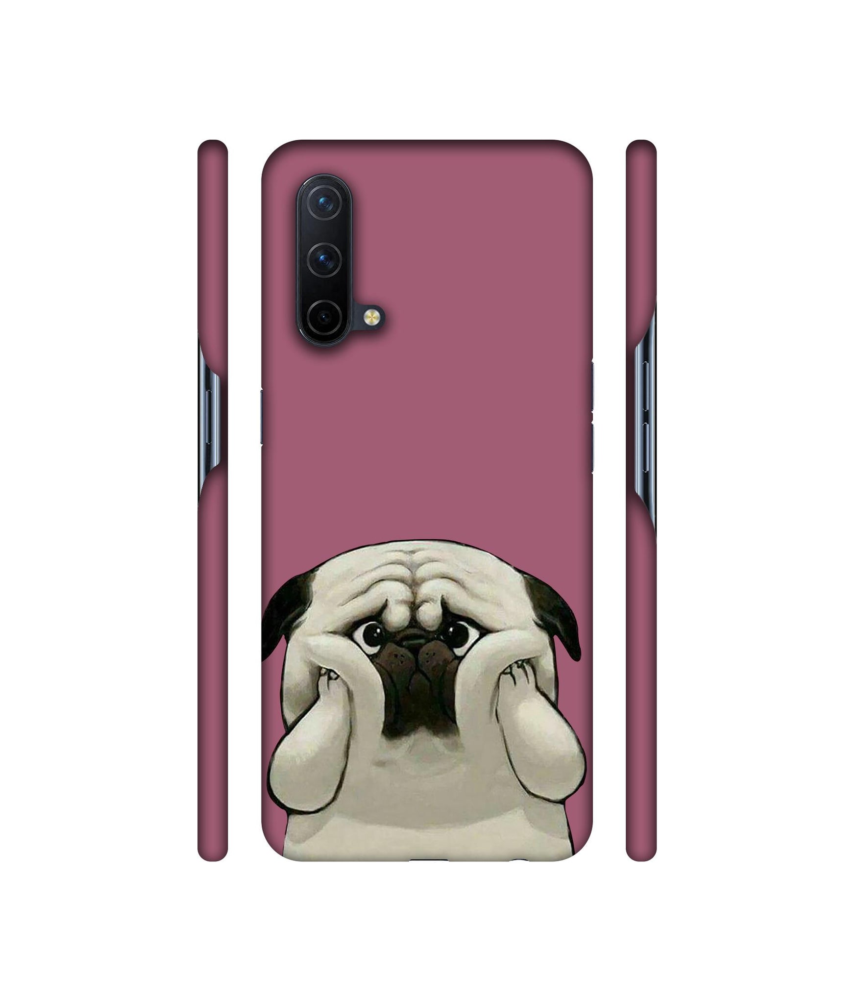 Pot Dog Purple Colour Designer Hard Back Cover for OnePlus Nord CE 5G