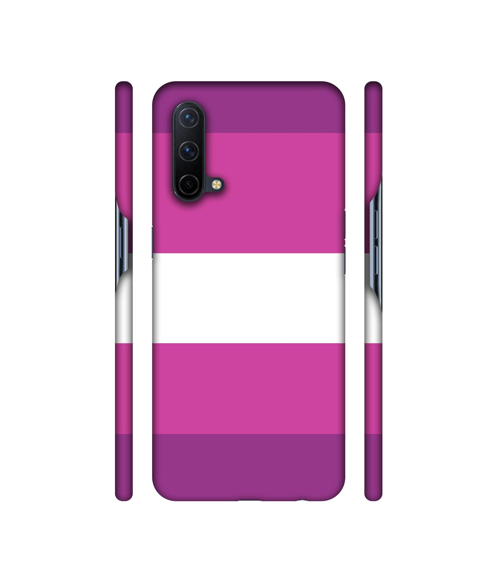 Purple Shade Straps Designer Hard Back Cover for OnePlus Nord CE 5G