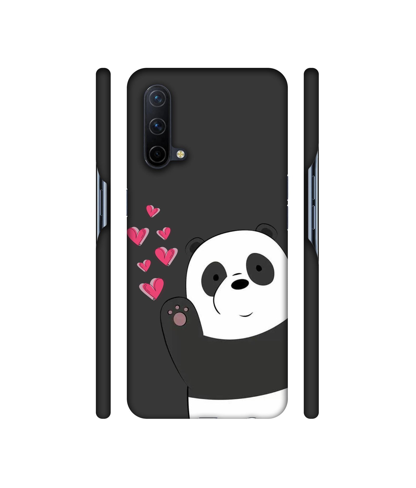 Love Panda Designer Hard Back Cover for OnePlus Nord CE 5G