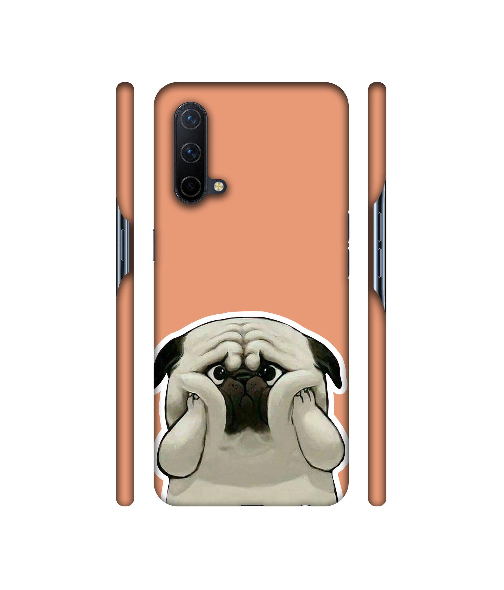 Pot Dog Pich Colour Designer Hard Back Cover for OnePlus Nord CE 5G