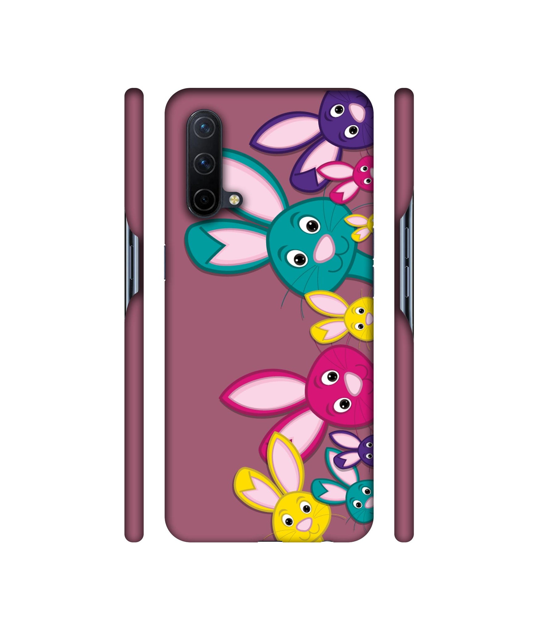 Rabbit Family1 Designer Hard Back Cover for OnePlus Nord CE 5G