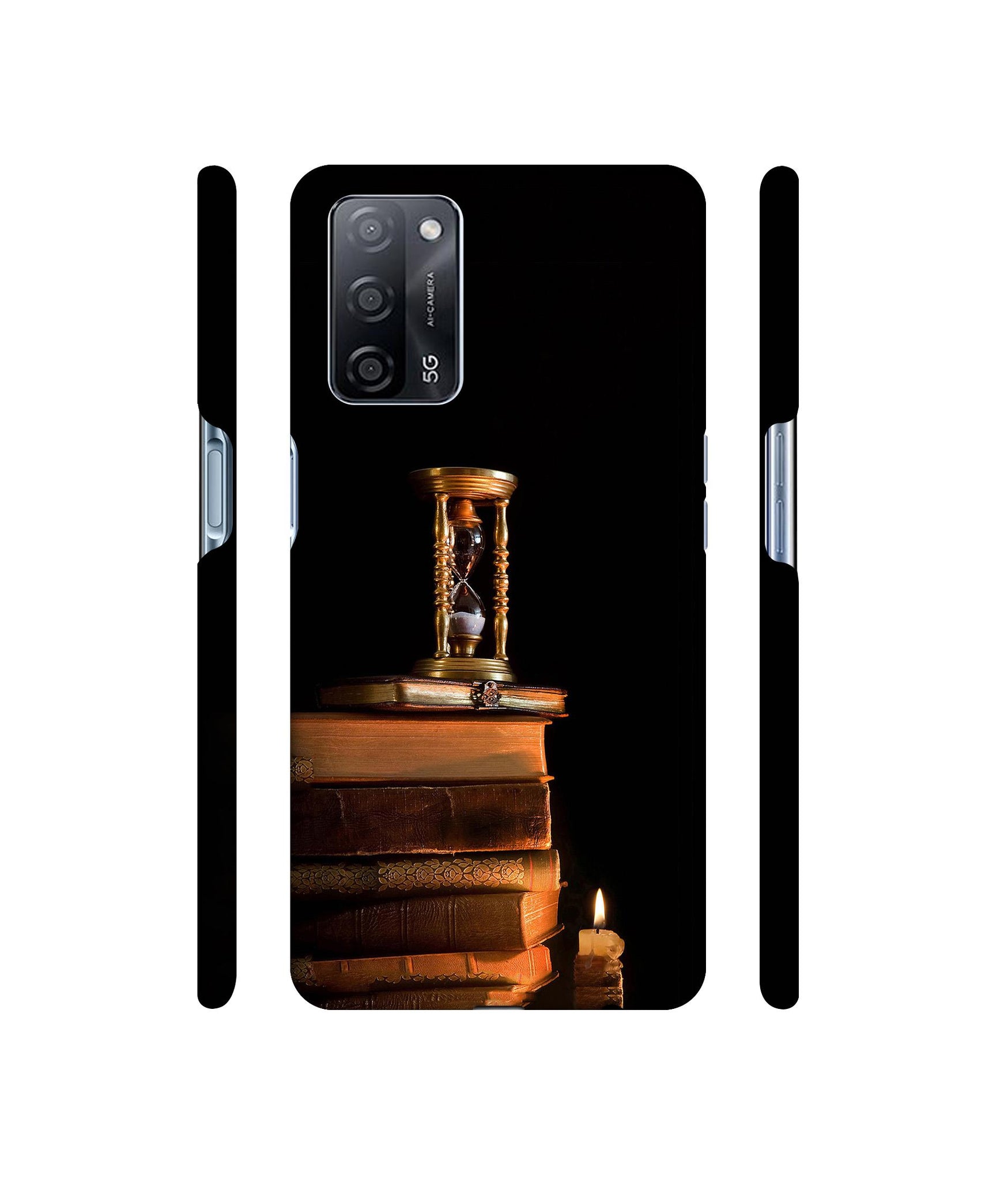 Magic Candles Books Designer Hard Back Cover for Oppo A53s 5G