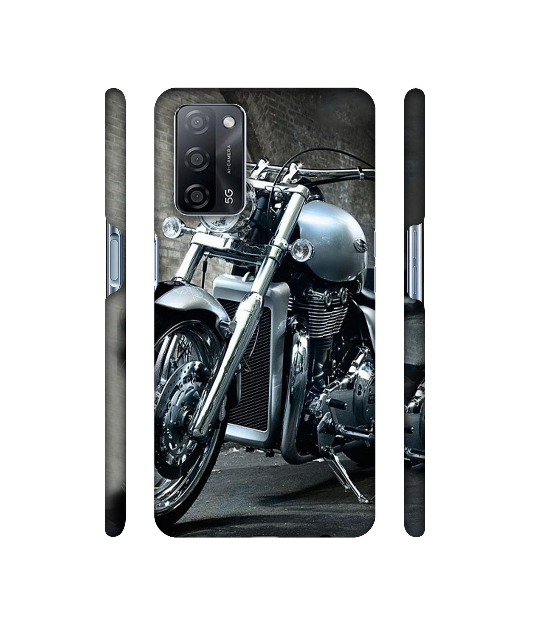 Motorcycle Designer Hard Back Cover for Oppo A53s 5G