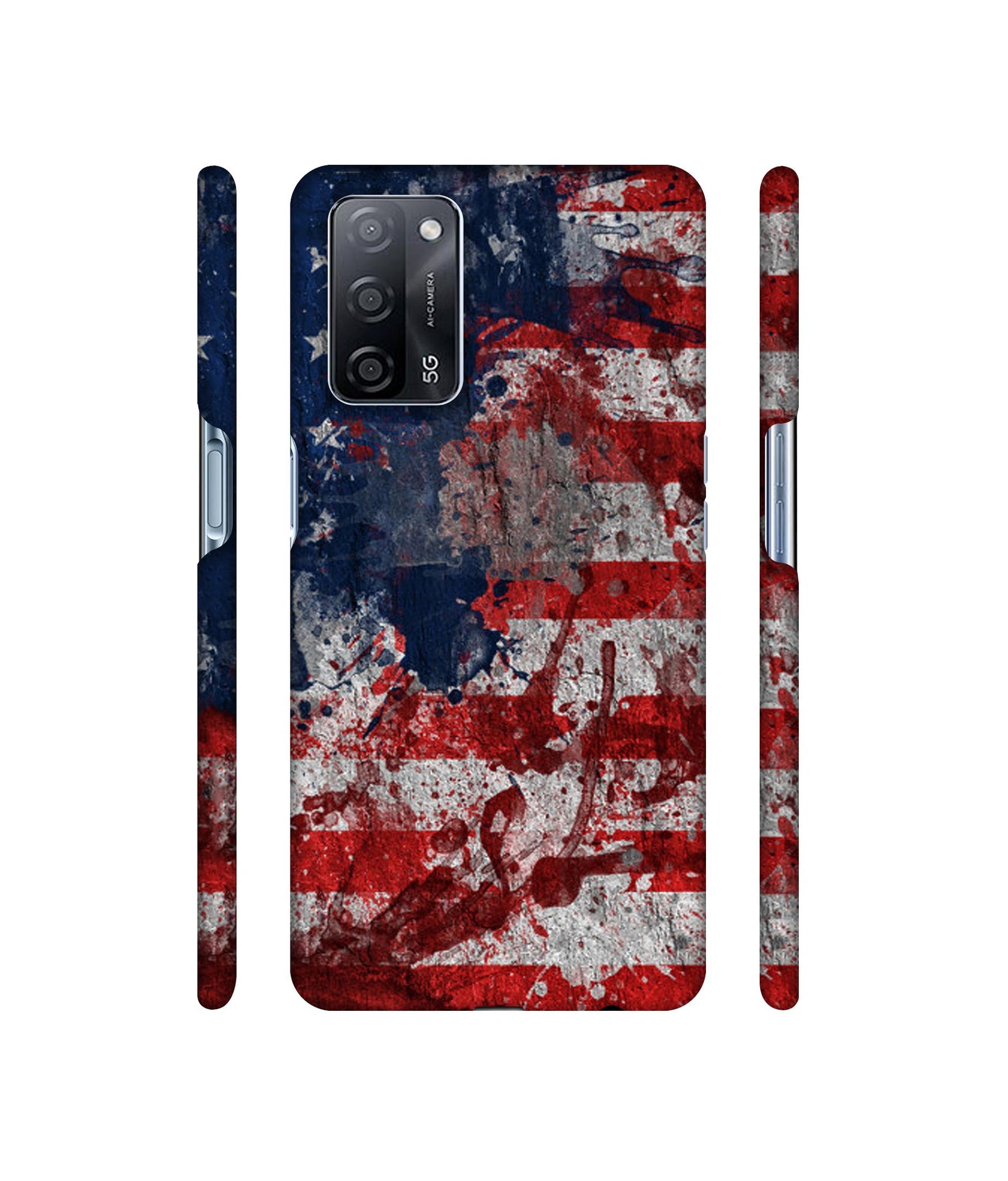 Painting American Designer Hard Back Cover for Oppo A53s 5G