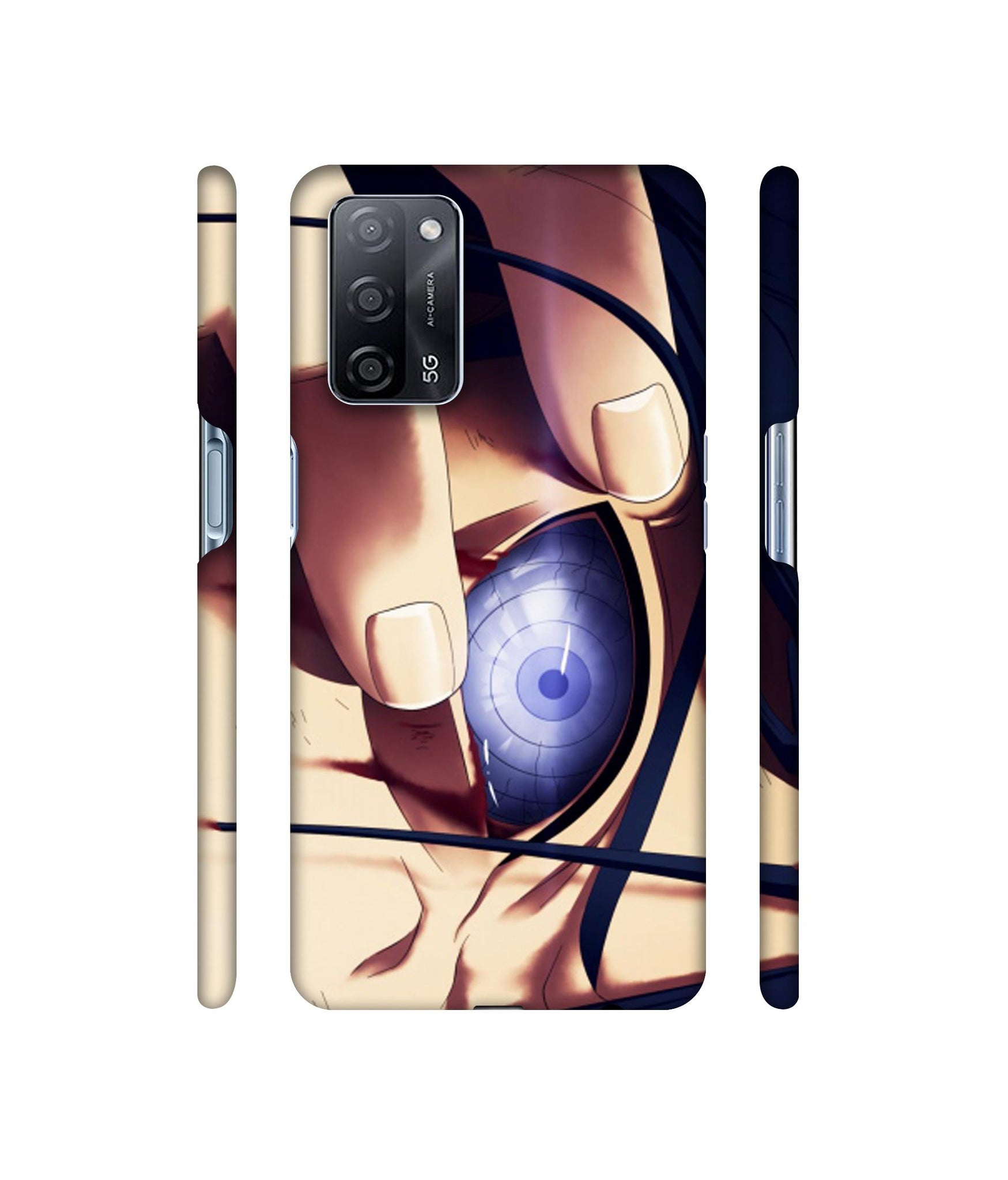 Anime Naruto Eye Designer Hard Back Cover for Oppo A53s 5G