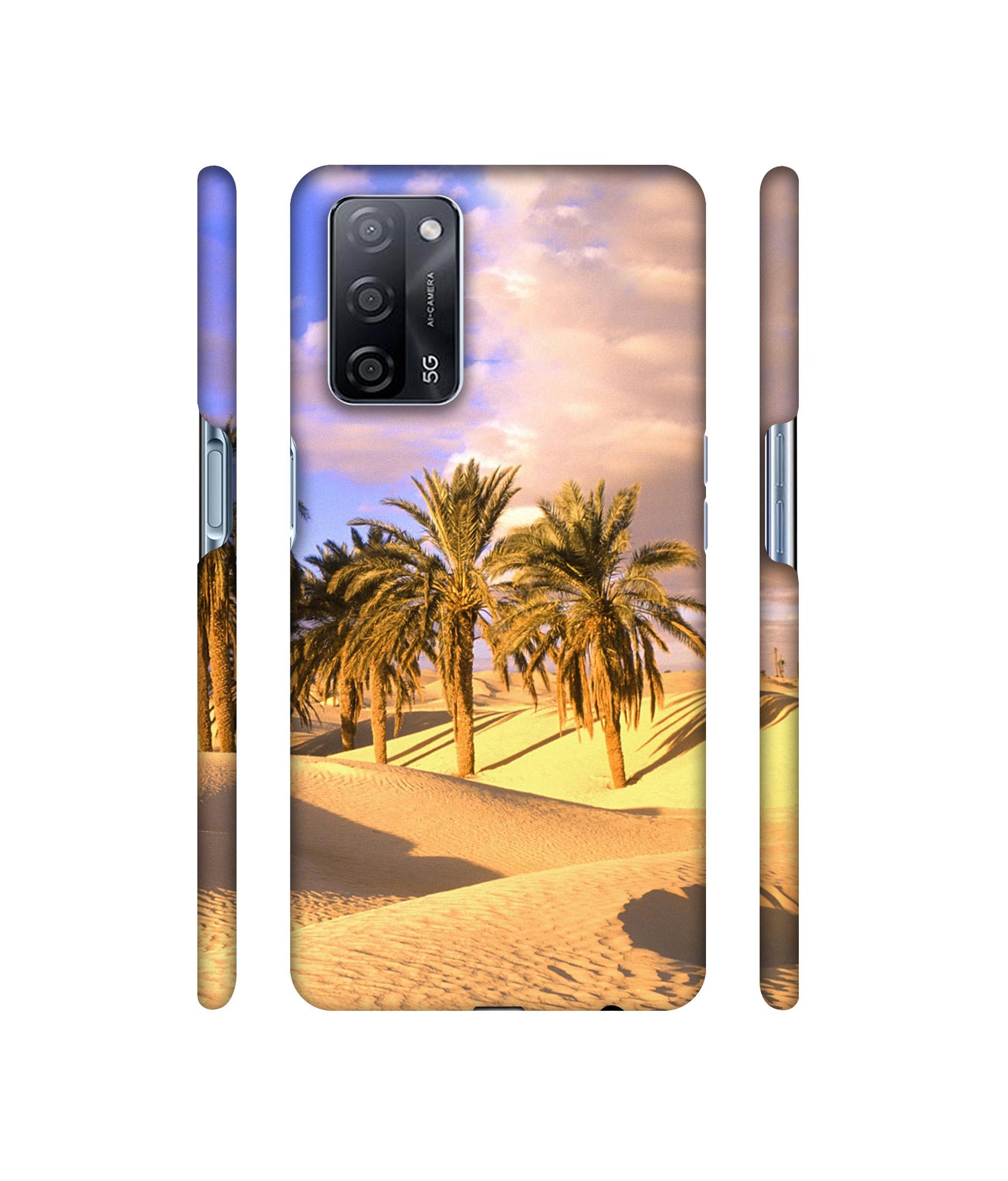 Cat Heart Tail Designer Hard Back Cover for Oppo A53s 5G