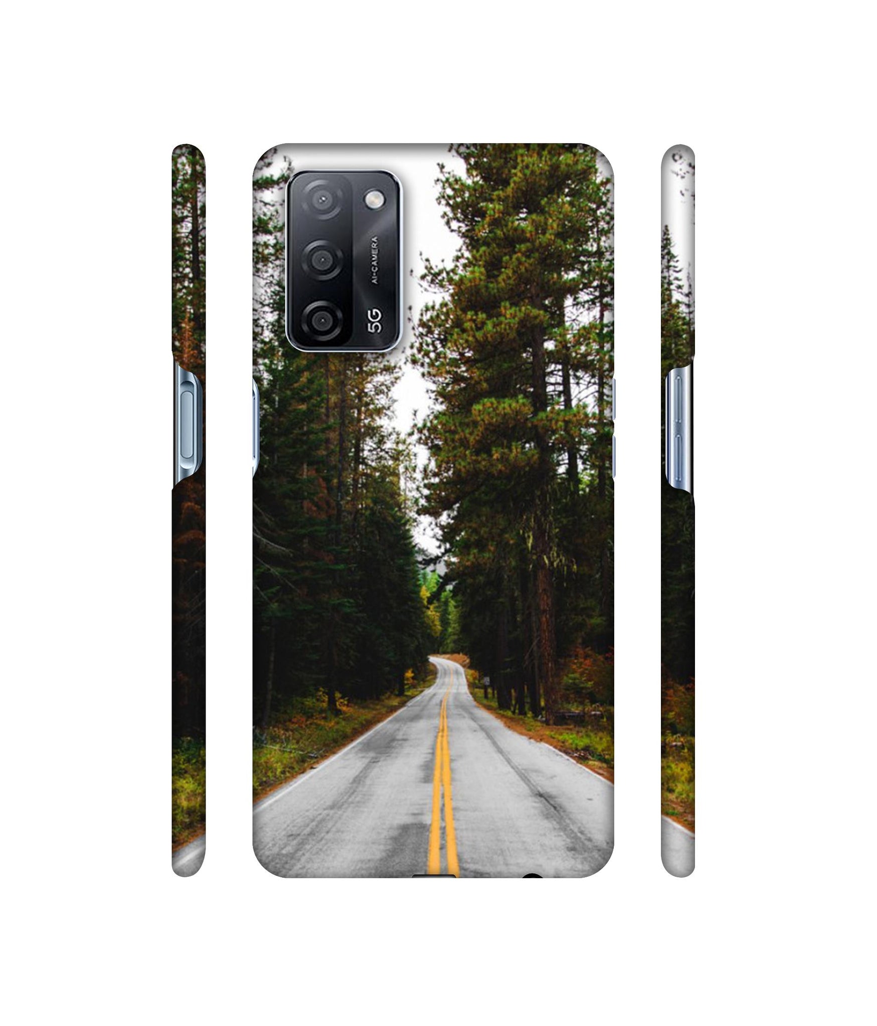 Road Photo Designer Hard Back Cover for Oppo A53s 5G