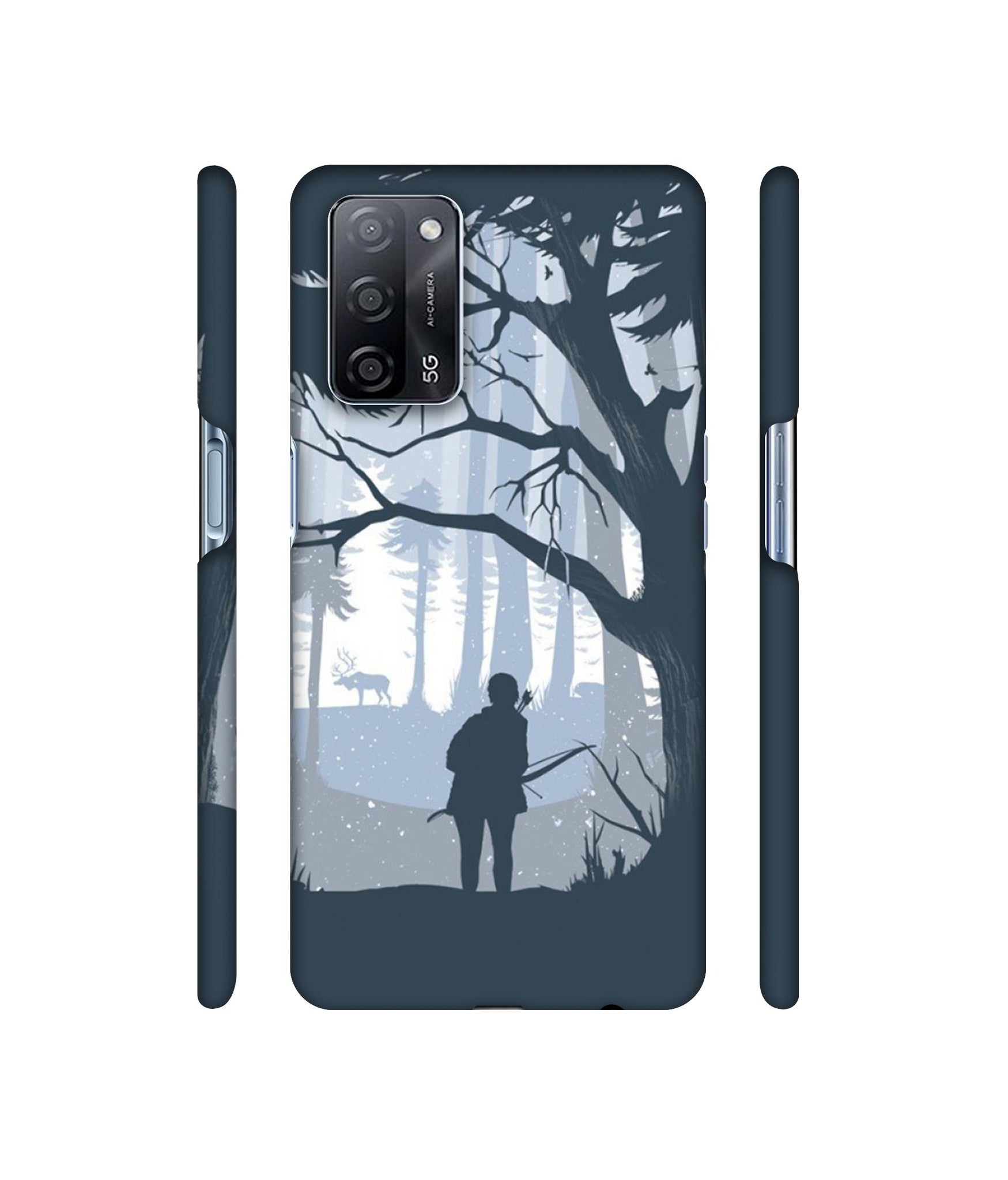 Hunter Designer Hard Back Cover for Oppo A53s 5G