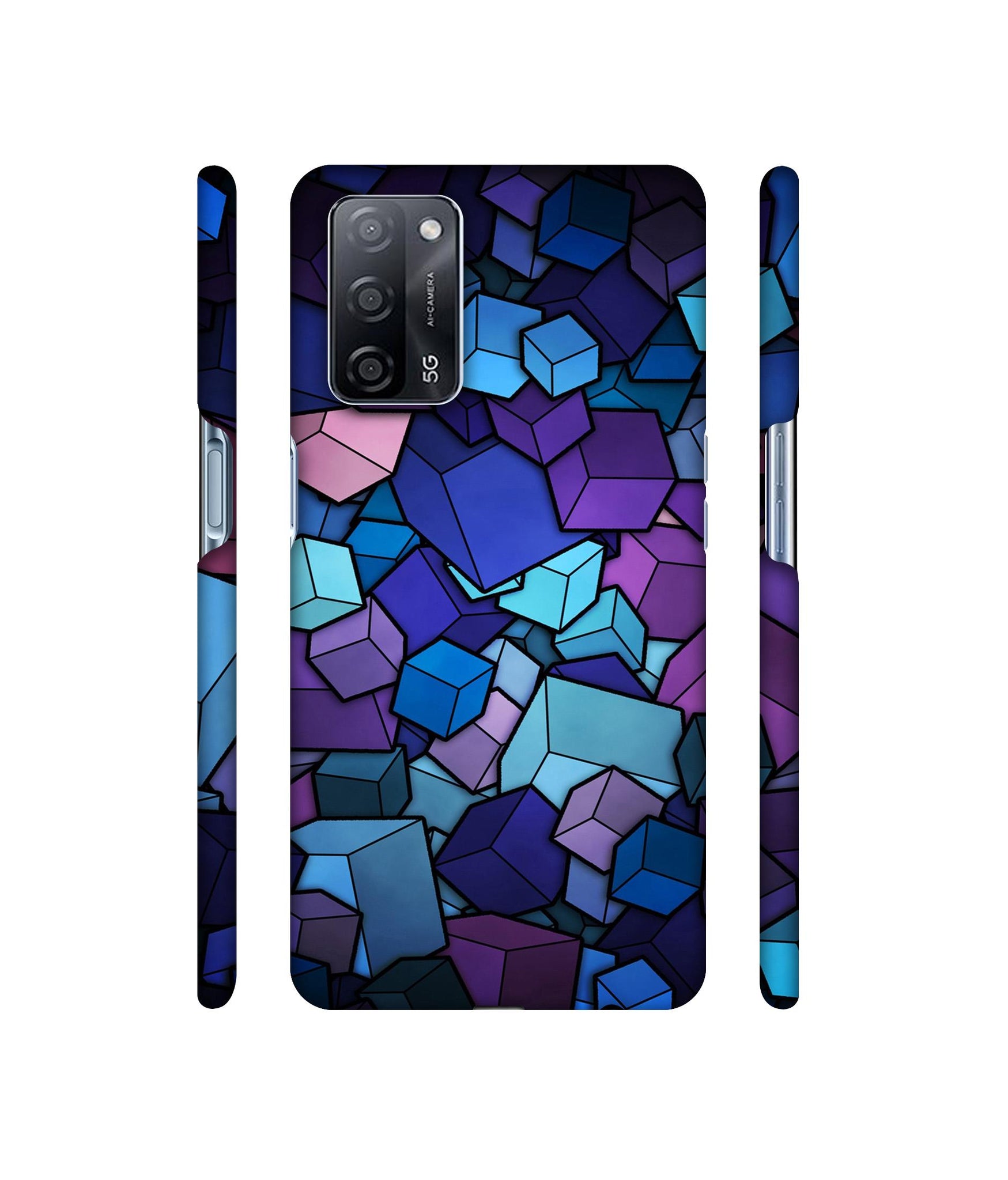 Color Box Designer Hard Back Cover for Oppo A53s 5G