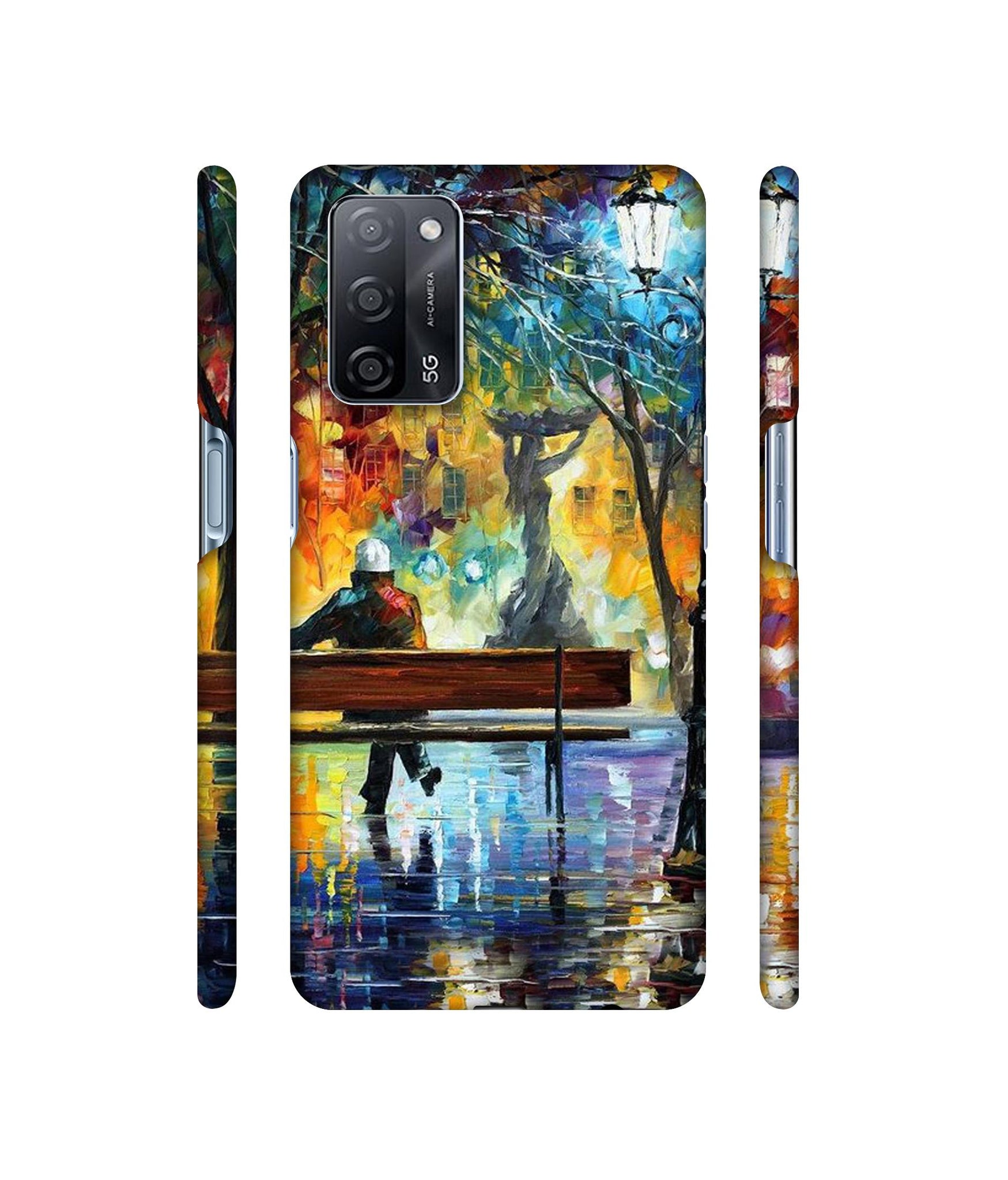 Man Resting Designer Hard Back Cover for Oppo A53s 5G