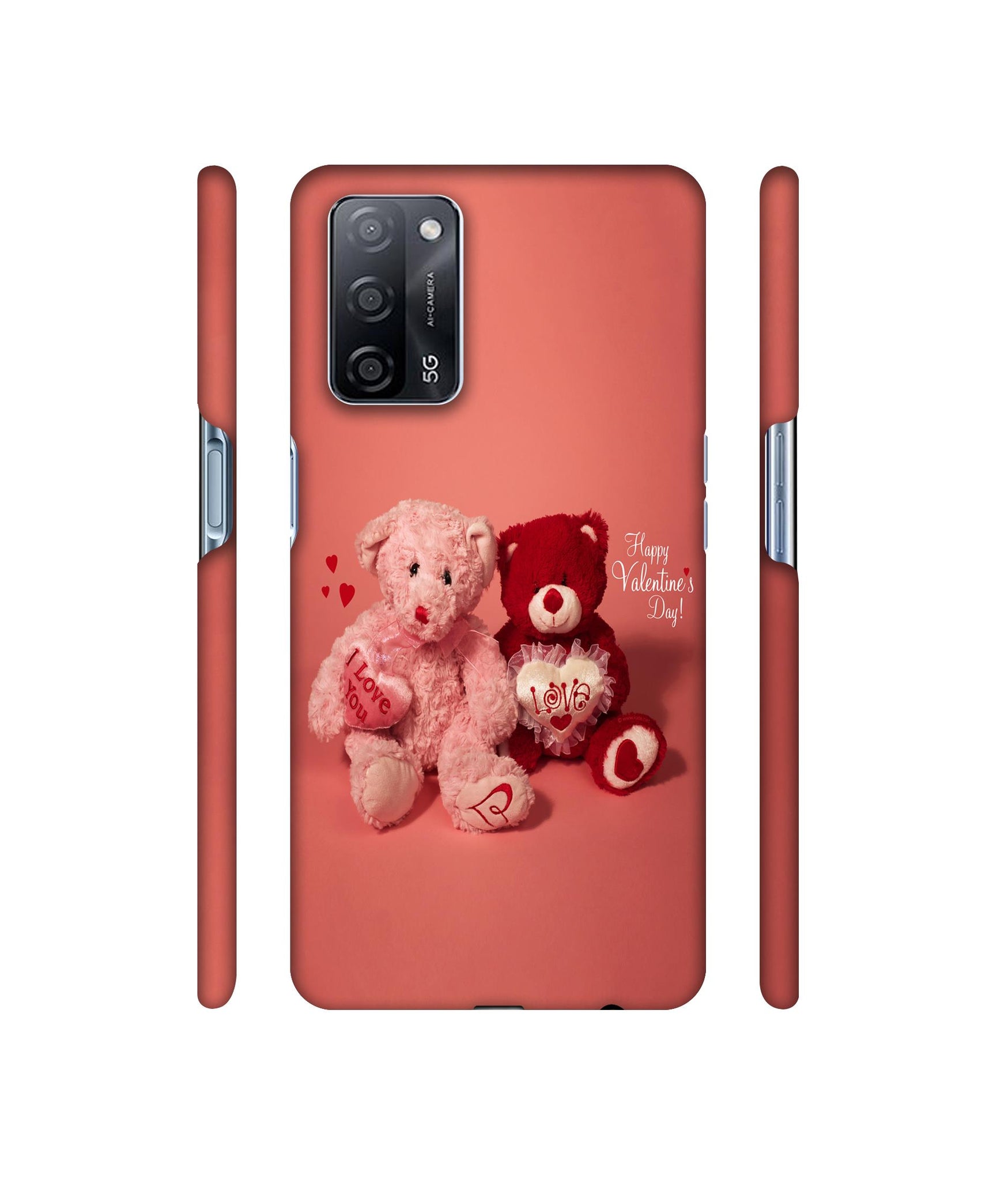 Valentine Day Designer Hard Back Cover for Oppo A53s 5G