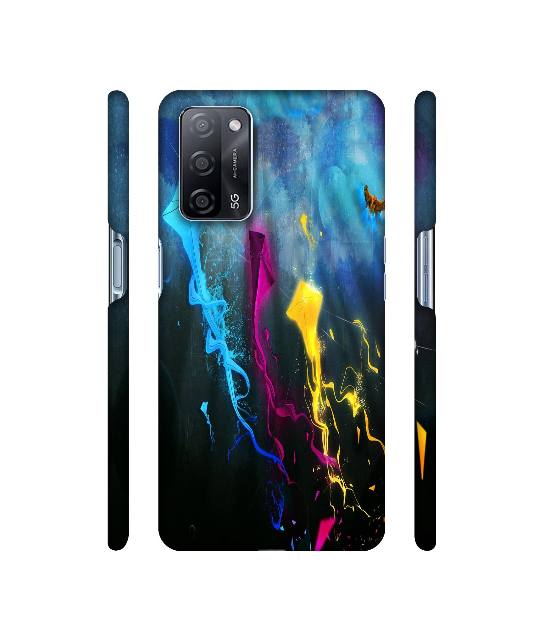 Kites Designer Hard Back Cover for Oppo A53s 5G