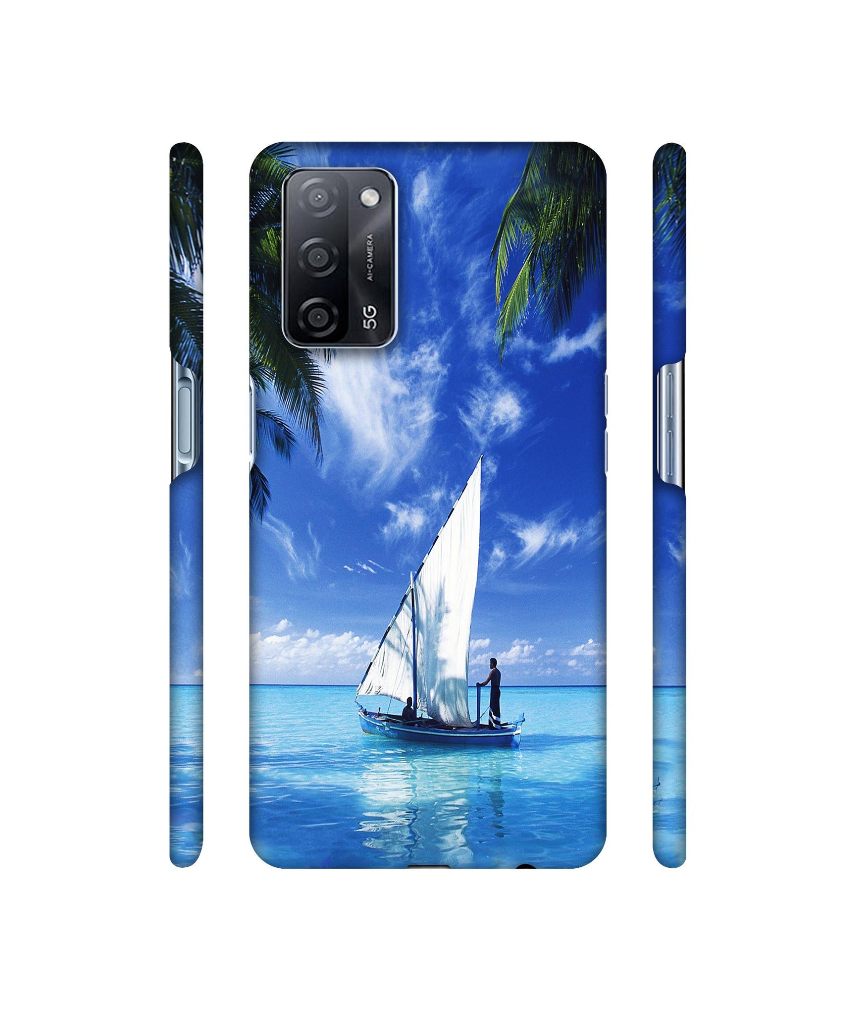Indian Ocean Designer Hard Back Cover for Oppo A53s 5G