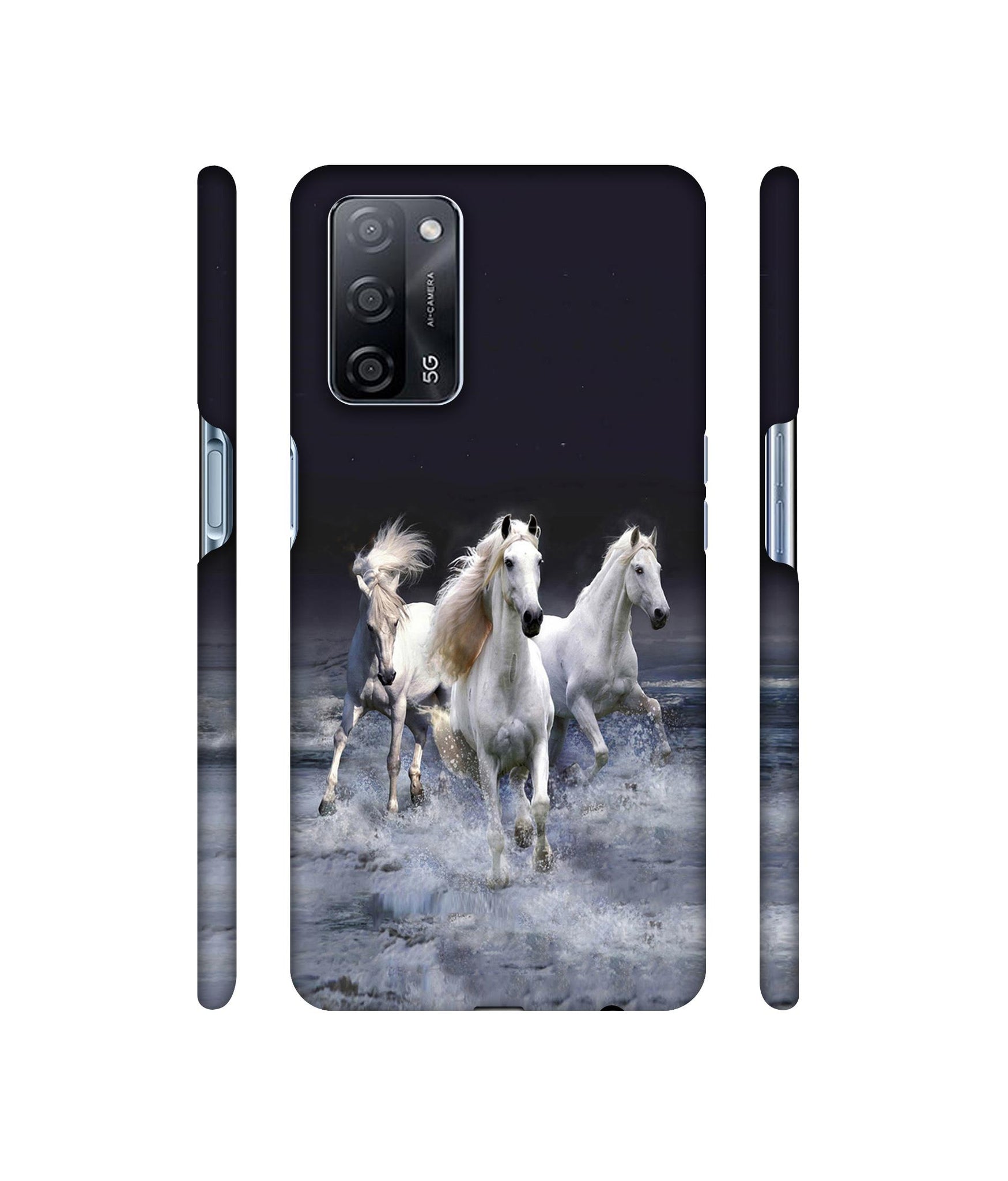 Mystic Horse Designer Hard Back Cover for Oppo A53s 5G