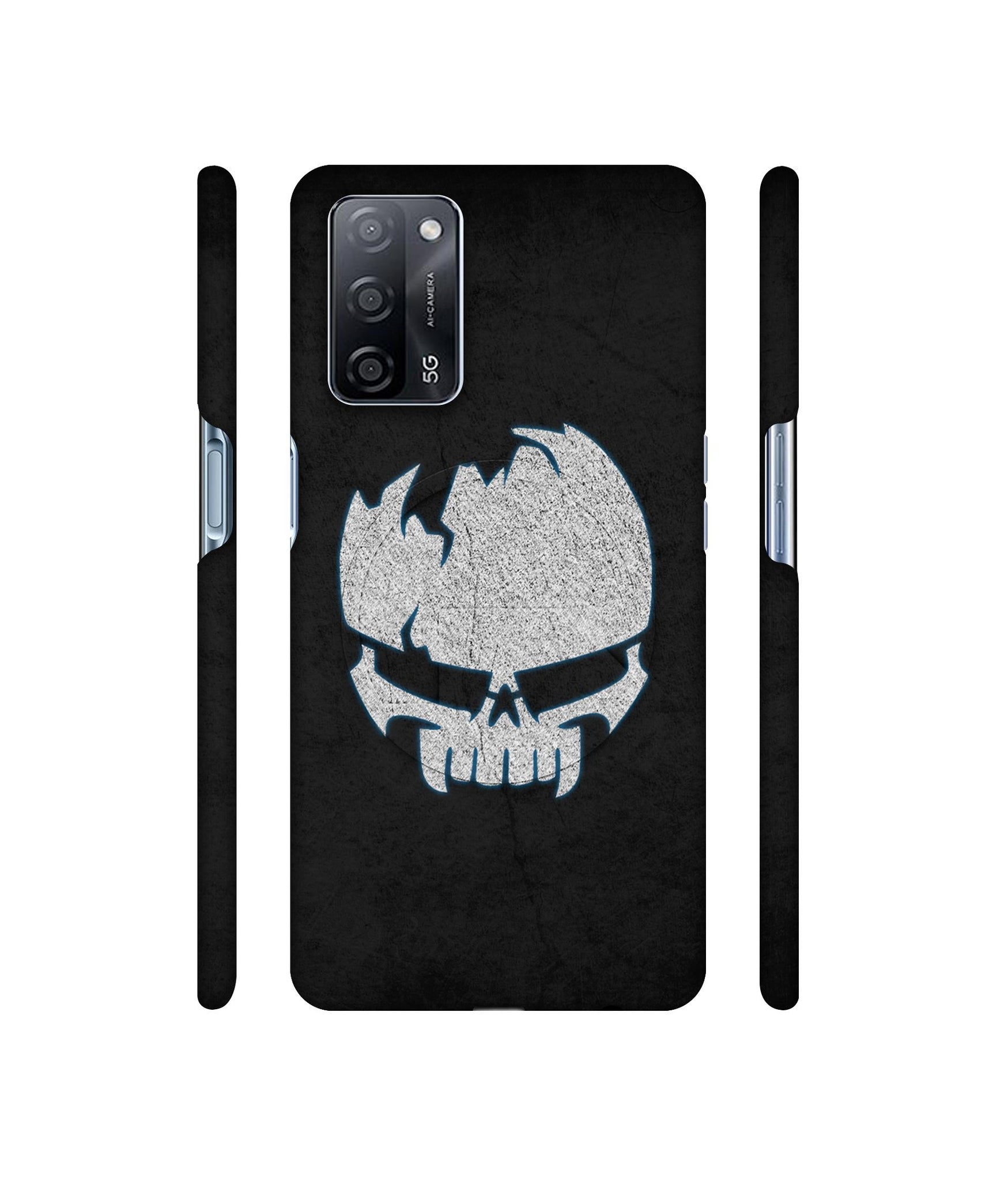 Skull Designer Hard Back Cover for Oppo A53s 5G