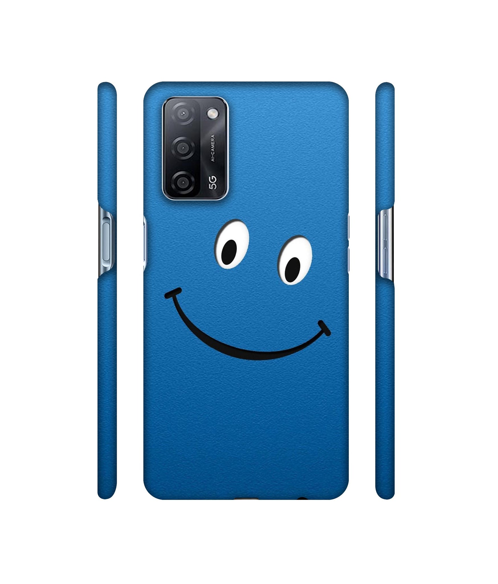 Happy Designer Hard Back Cover for Oppo A53s 5G