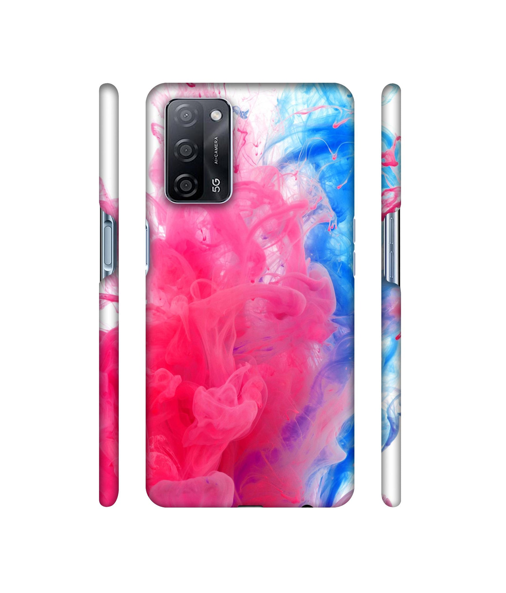 Fractal Paint Designer Hard Back Cover for Oppo A53s 5G