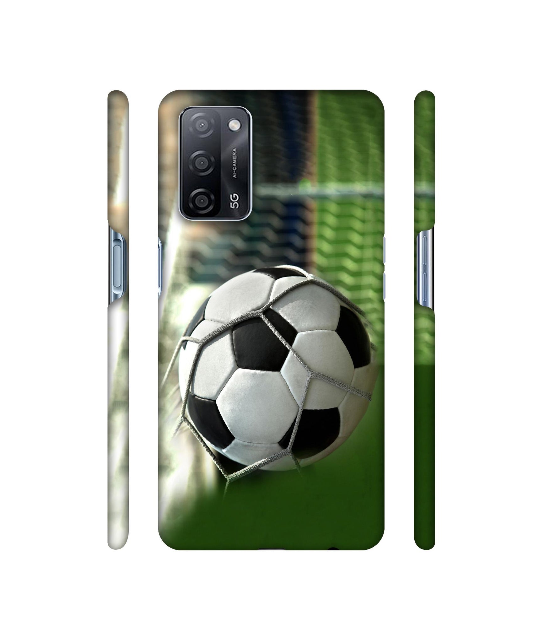 Football Designer Hard Back Cover for Oppo A53s 5G