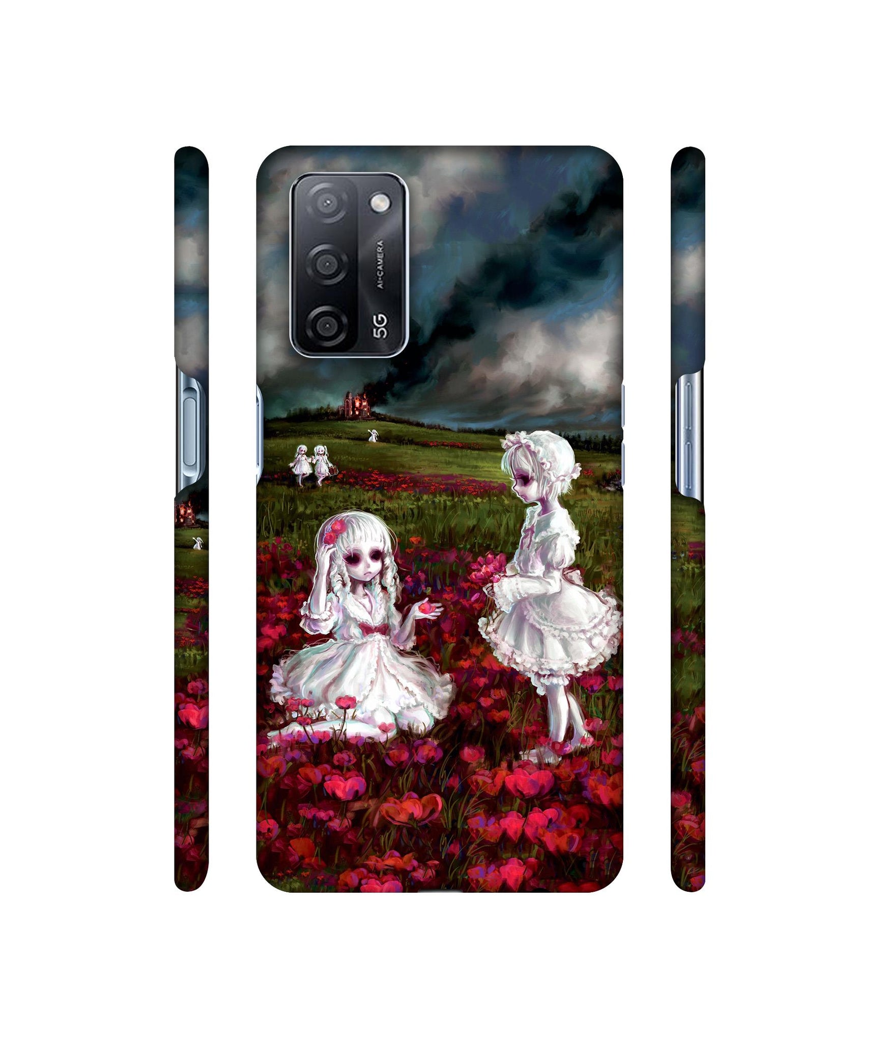 Vampires Girls Designer Hard Back Cover for Oppo A53s 5G