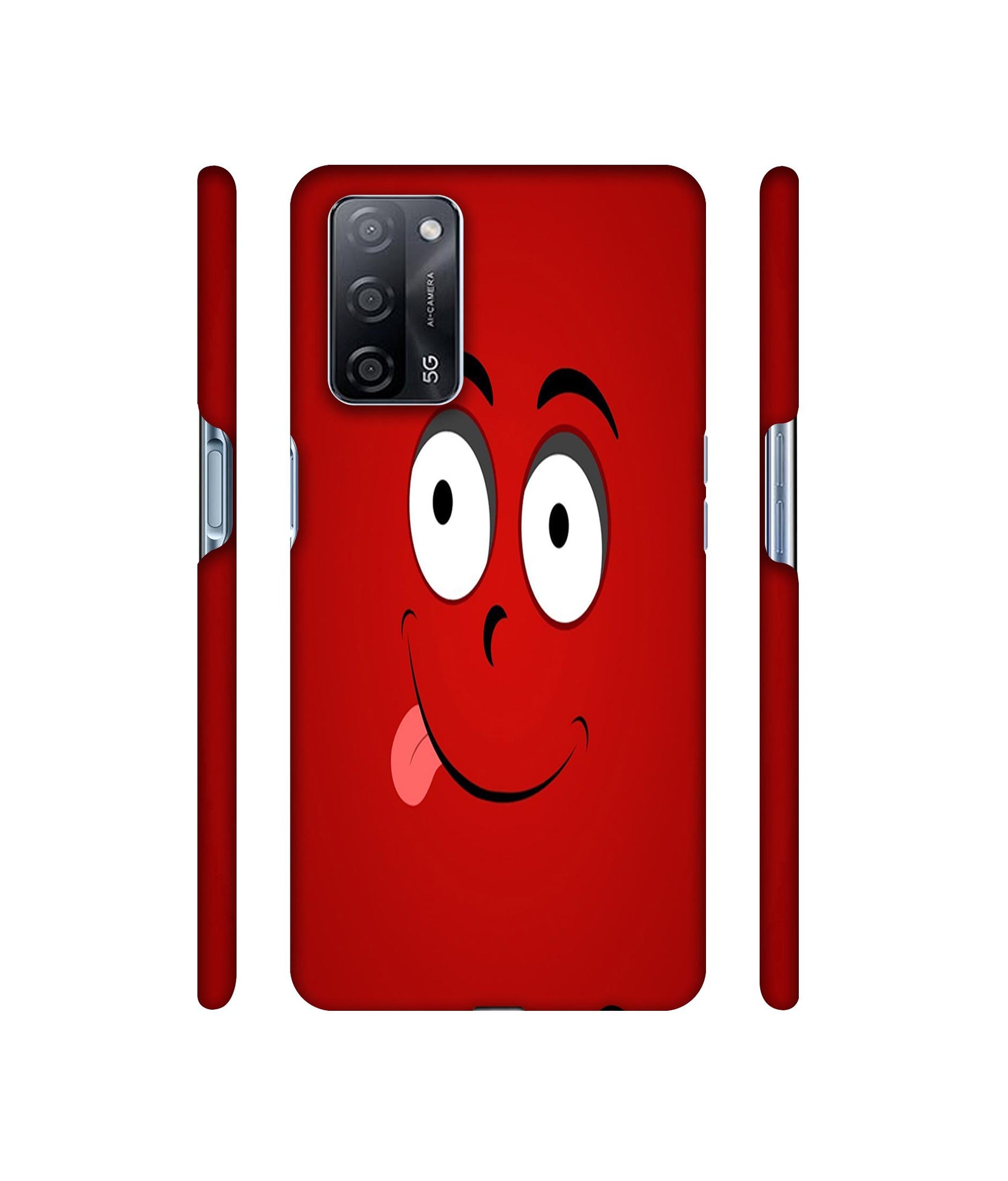 Greedy Smile Designer Hard Back Cover for Oppo A53s 5G