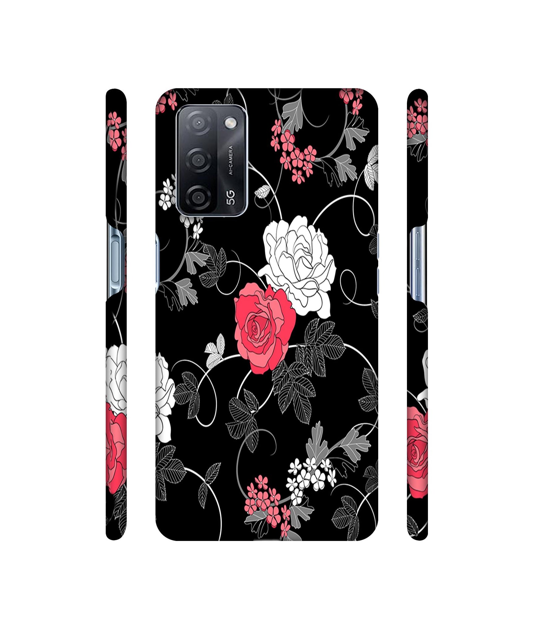 Roses Designer Hard Back Cover for Oppo A53s 5G