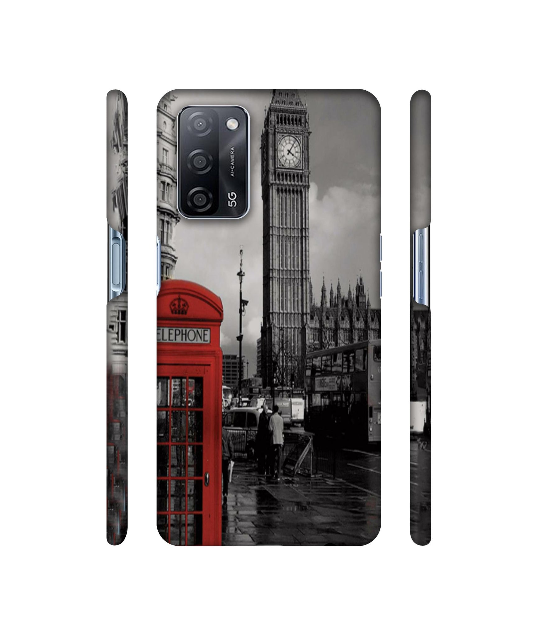 London Theme Designer Hard Back Cover for Oppo A53s 5G