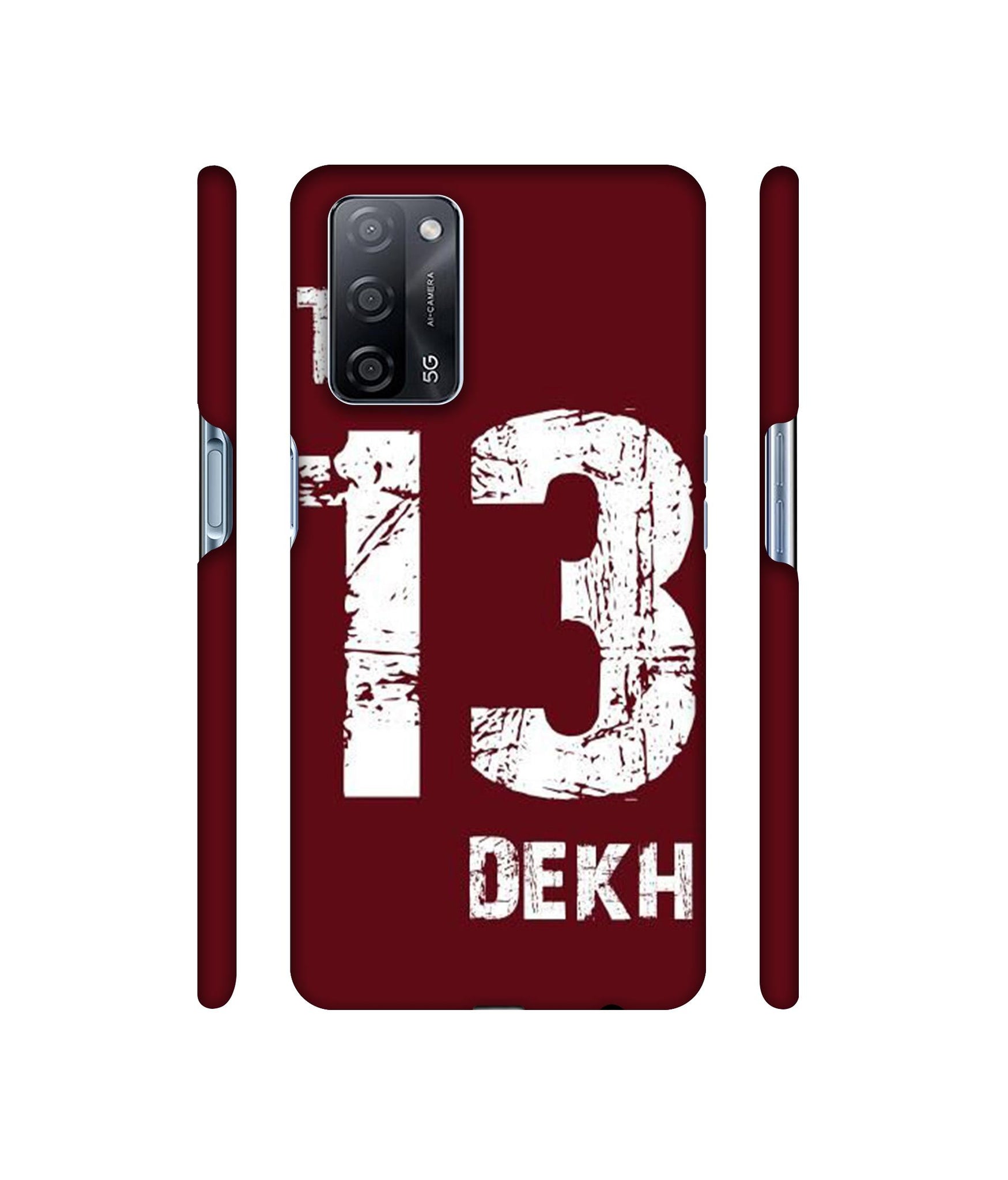 Tu 13 Dekh Designer Hard Back Cover for Oppo A53s 5G