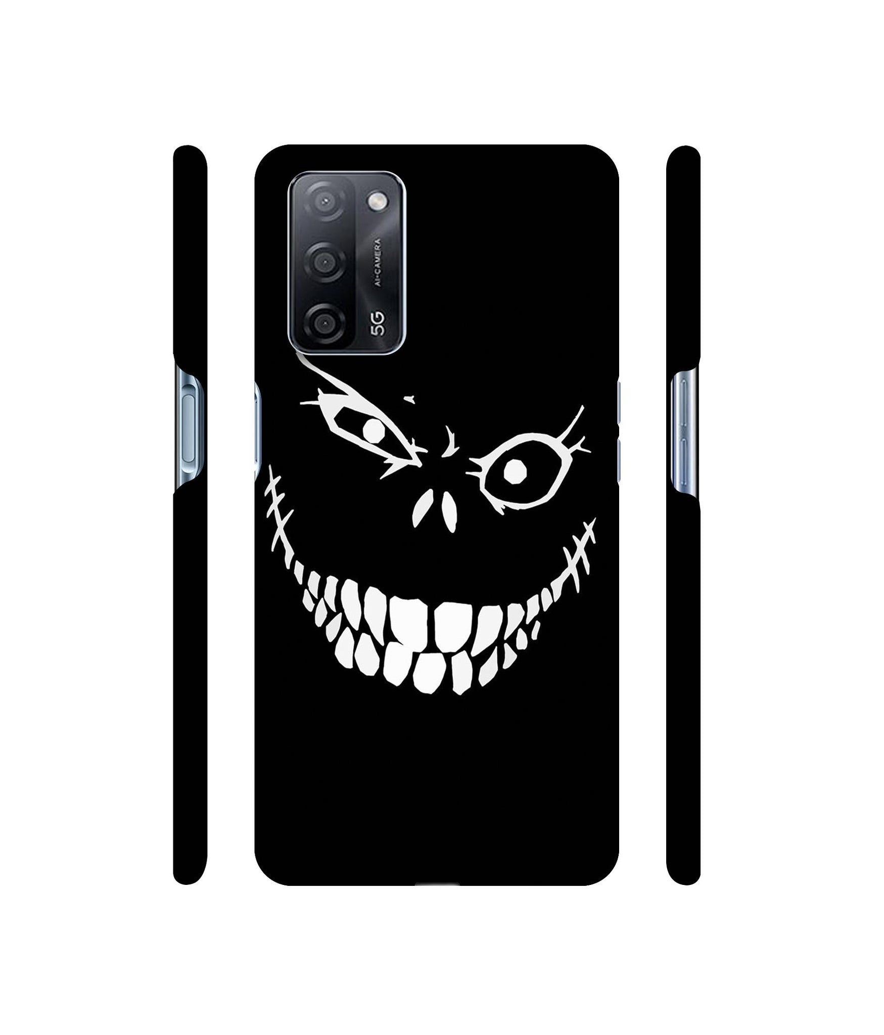 Face of Fear Designer Hard Back Cover for Oppo A53s 5G