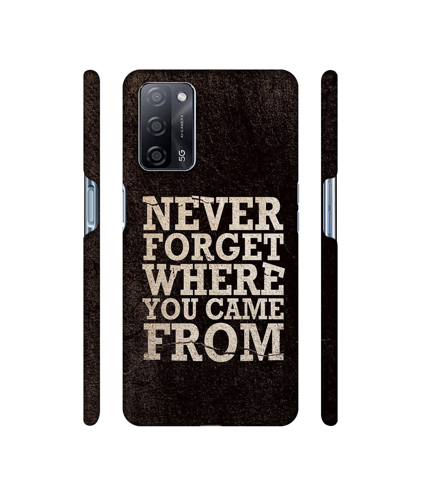 Thought Designer Hard Back Cover for Oppo A53s 5G