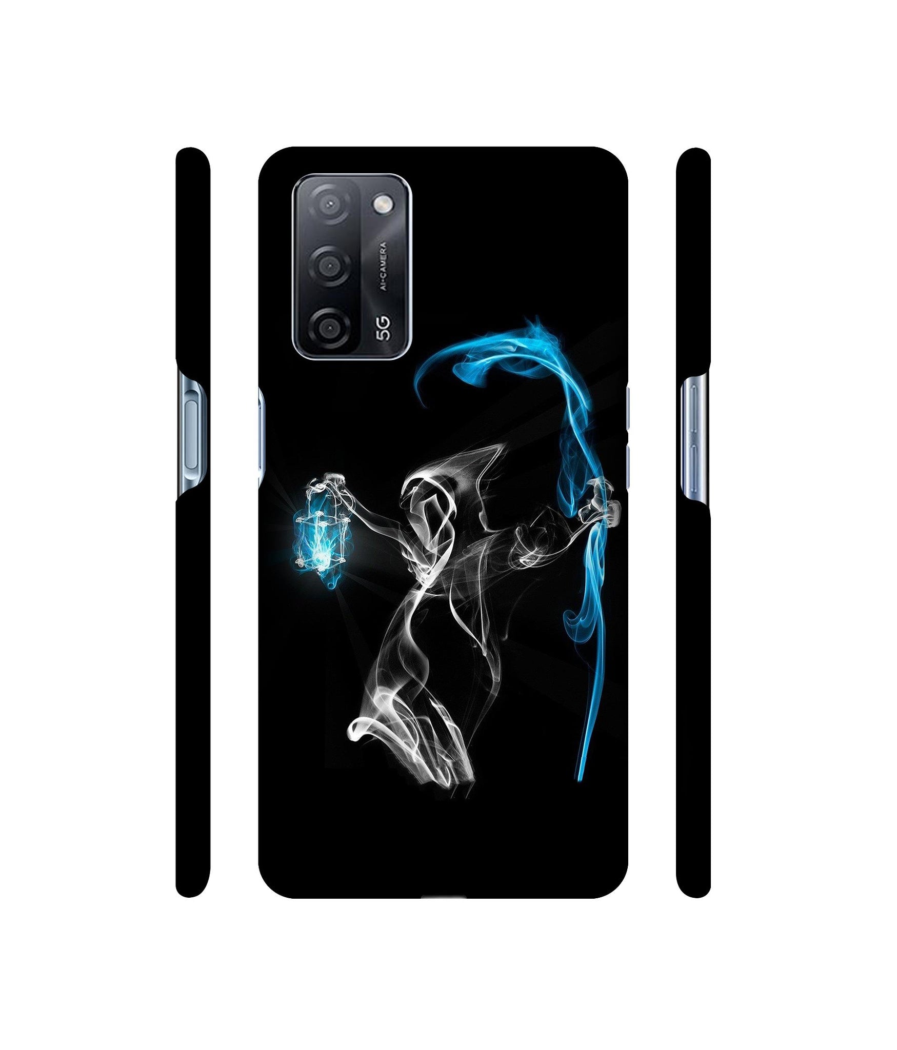 3D Skull Designer Hard Back Cover for Oppo A53s 5G