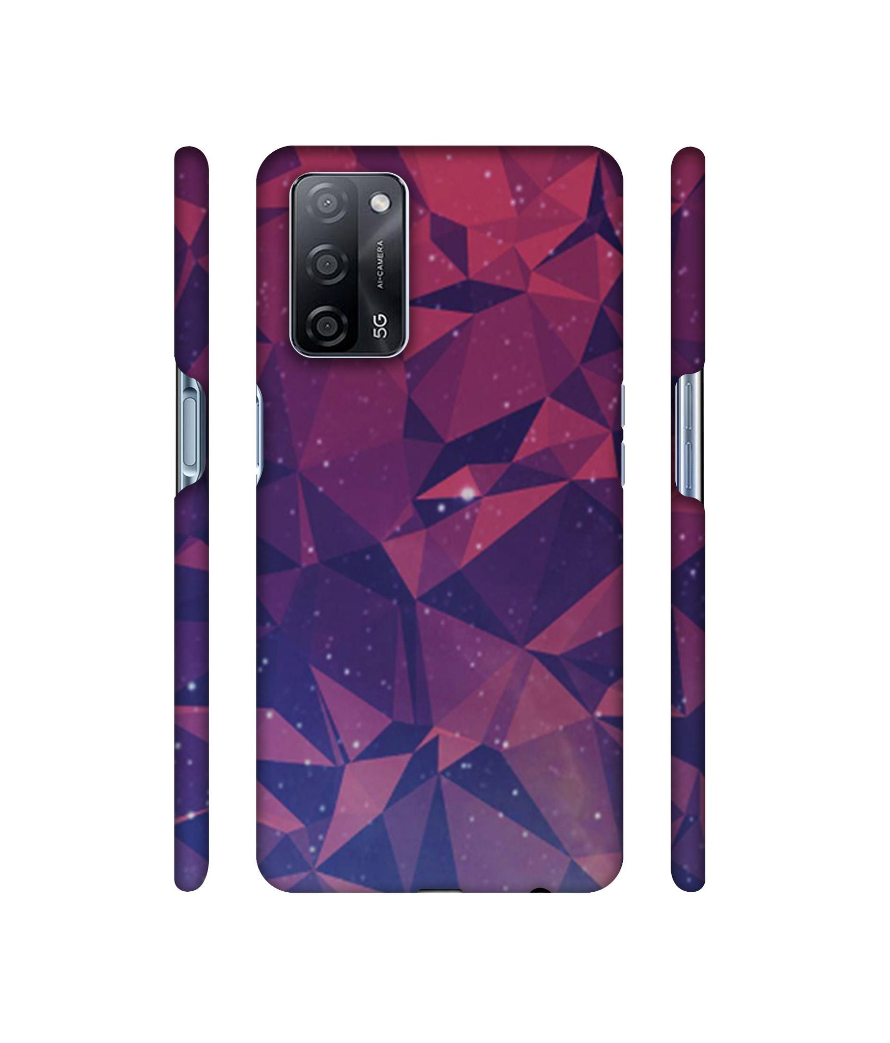 Bad Color Shape Designer Hard Back Cover for Oppo A53s 5G