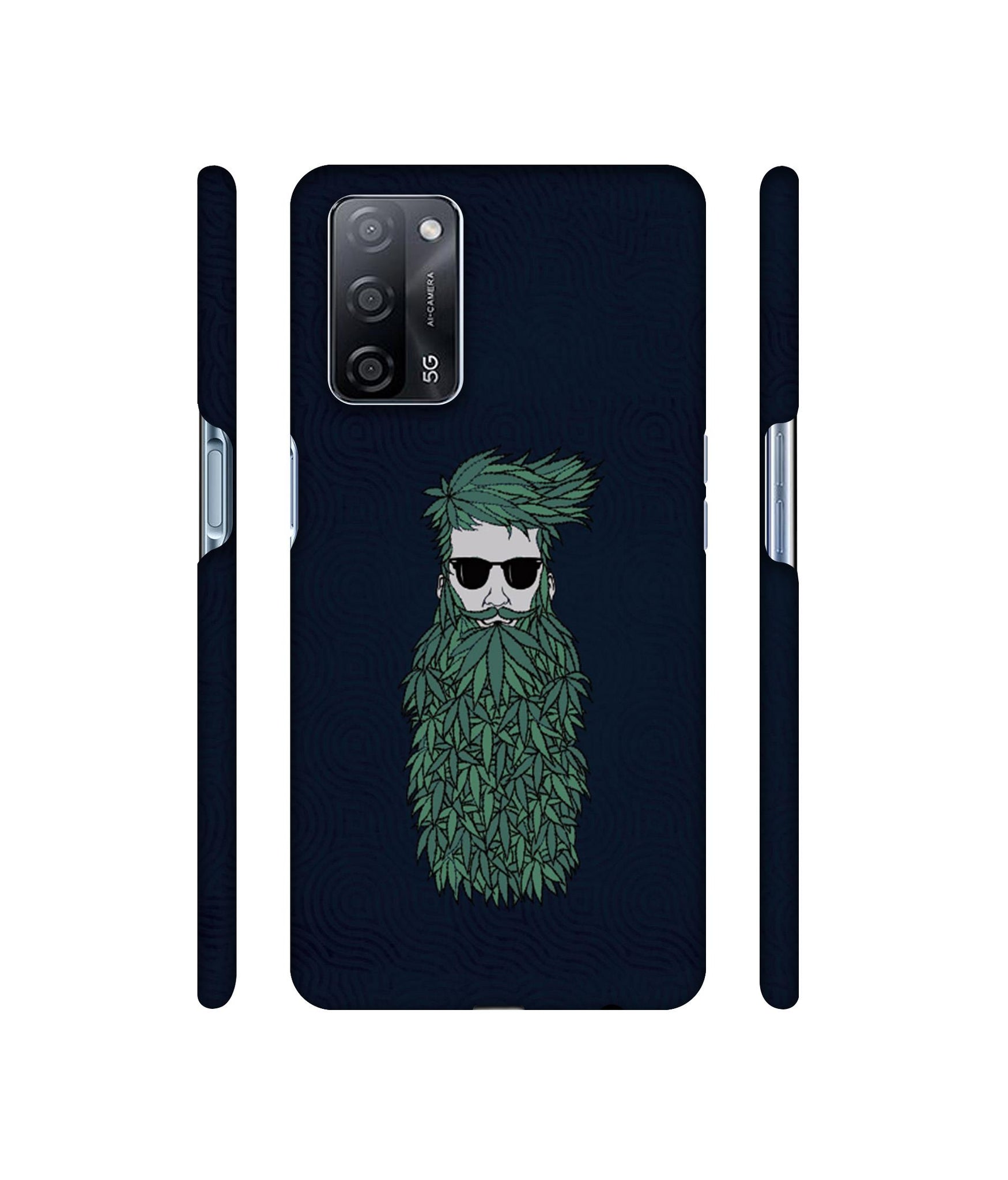 Beard Man Designer Hard Back Cover for Oppo A53s 5G
