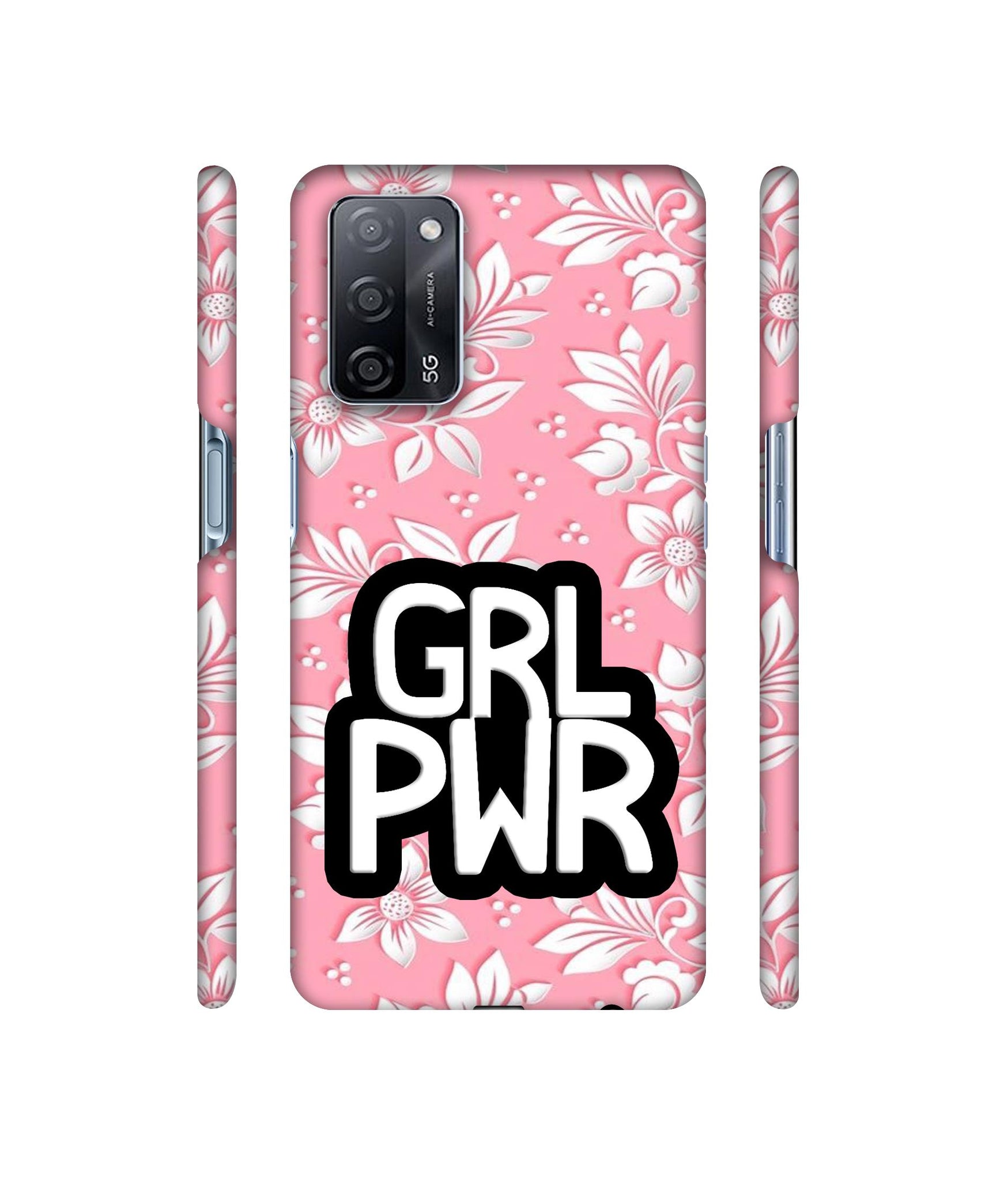 Girl Power Art Designer Hard Back Cover for Oppo A53s 5G