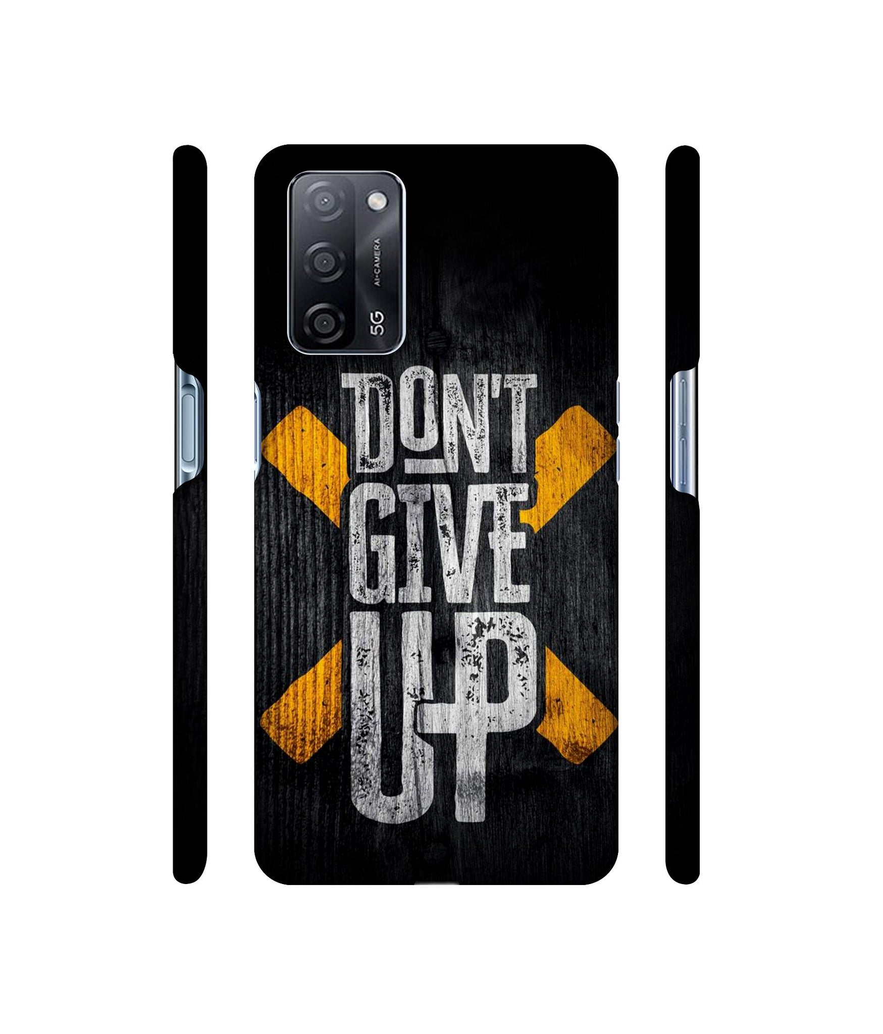 Don't Give Up Designer Hard Back Cover for Oppo A53s 5G