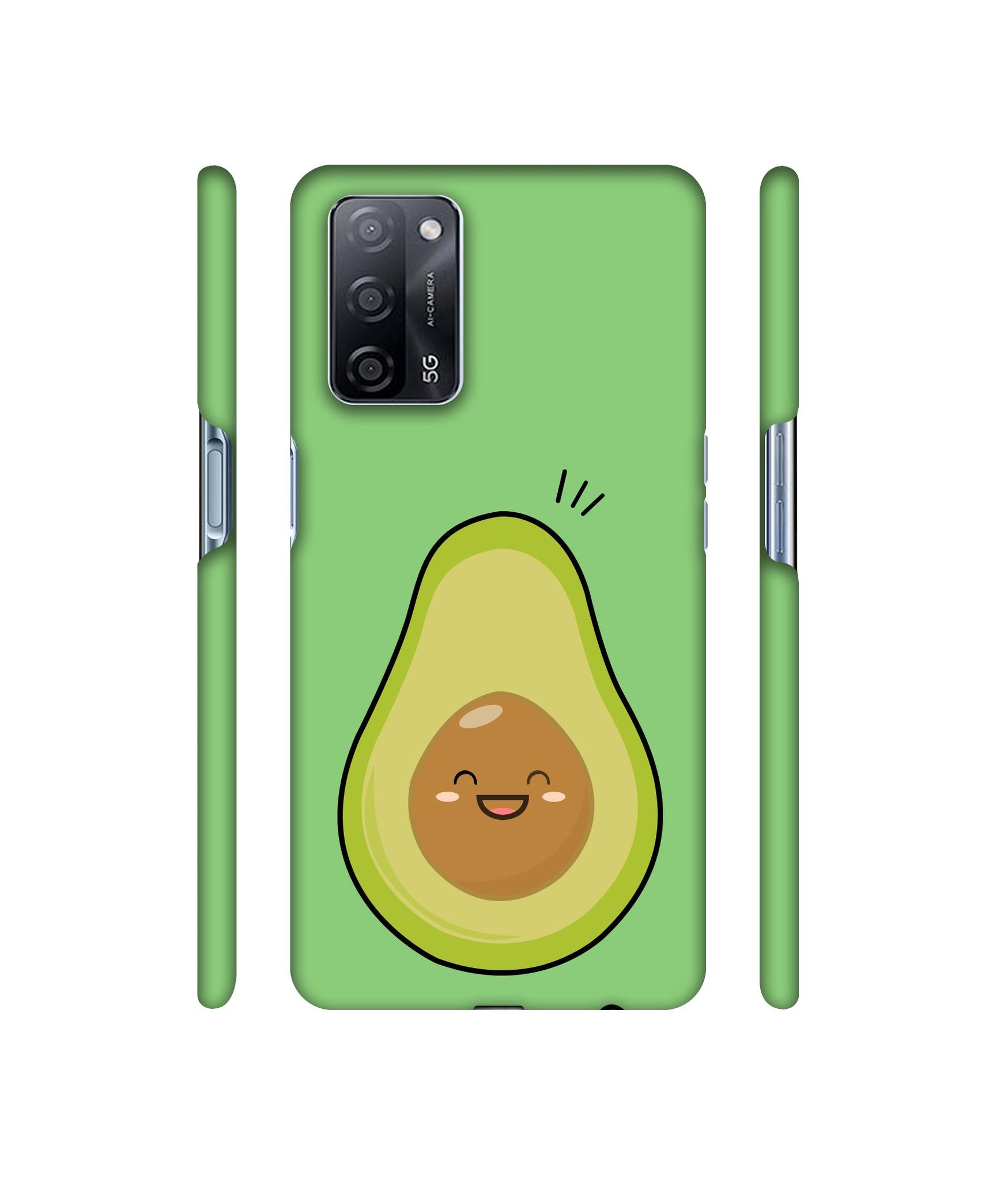 Avocados Designer Hard Back Cover for Oppo A53s 5G