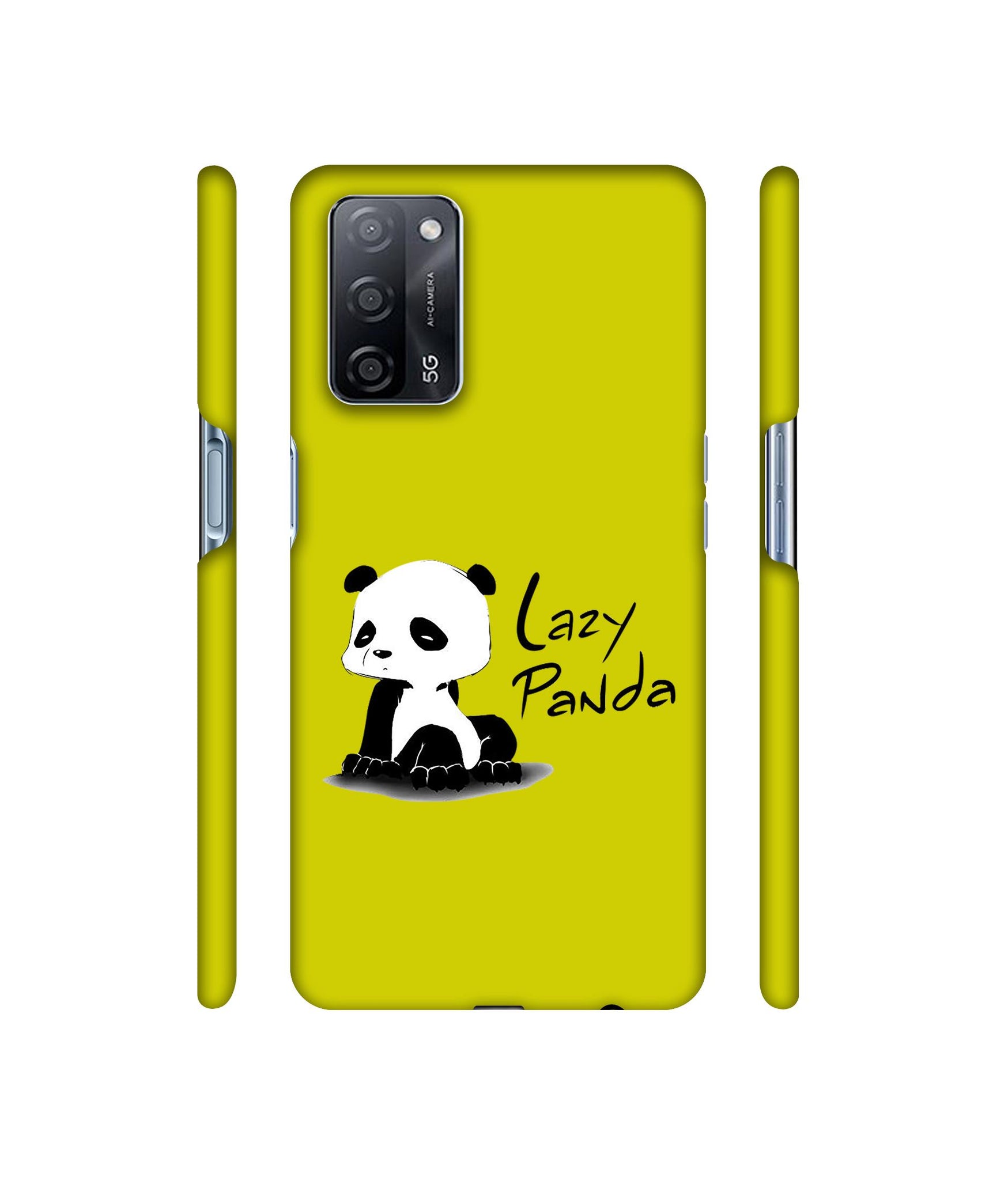 Lazy Panda Designer Hard Back Cover for Oppo A53s 5G