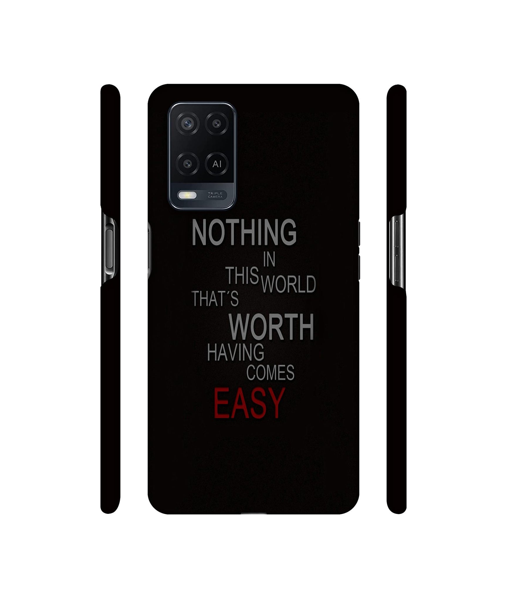 Life Quotes Designer Hard Back Cover for Oppo A54 4G