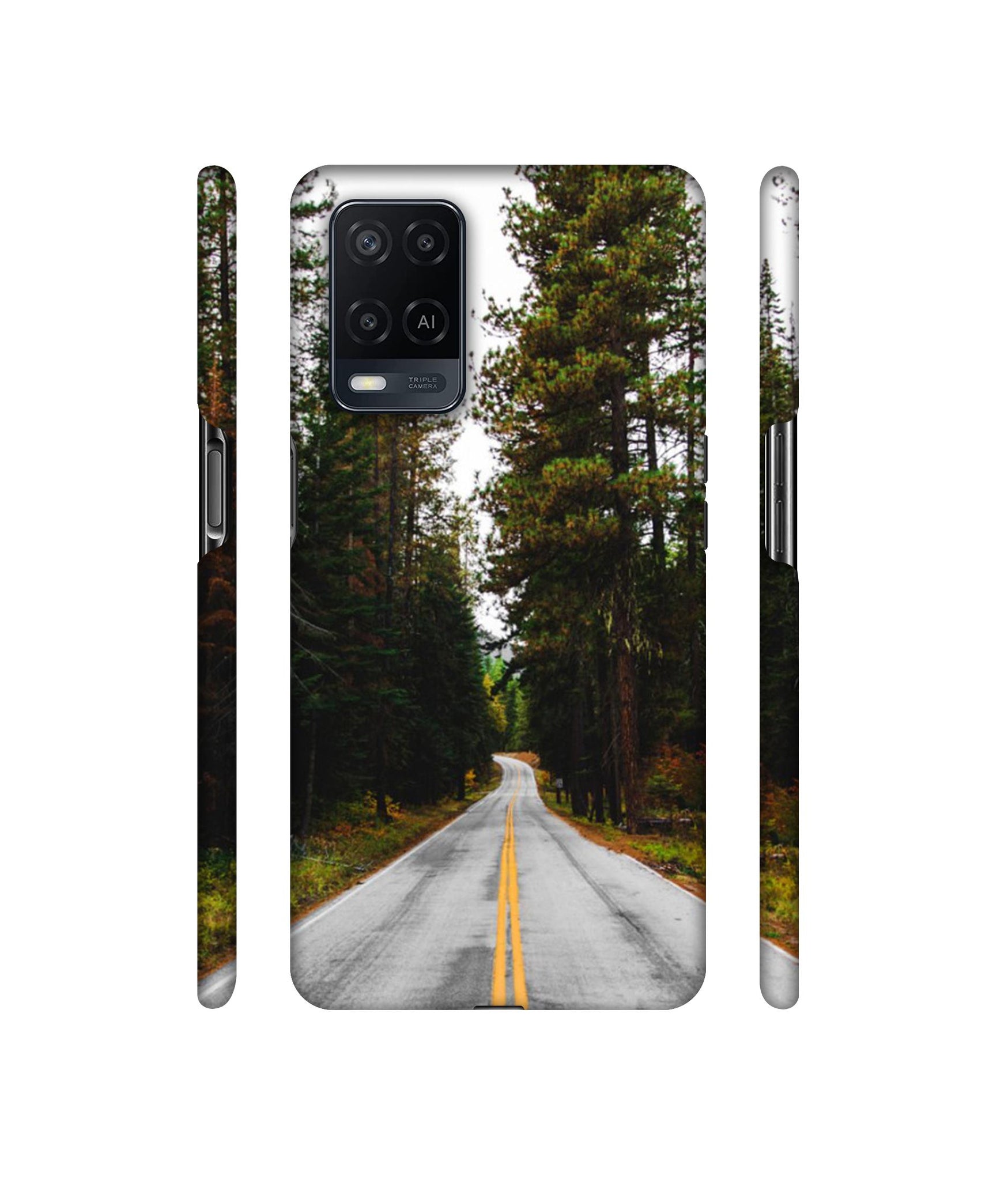 Road Photo Designer Hard Back Cover for Oppo A54 4G