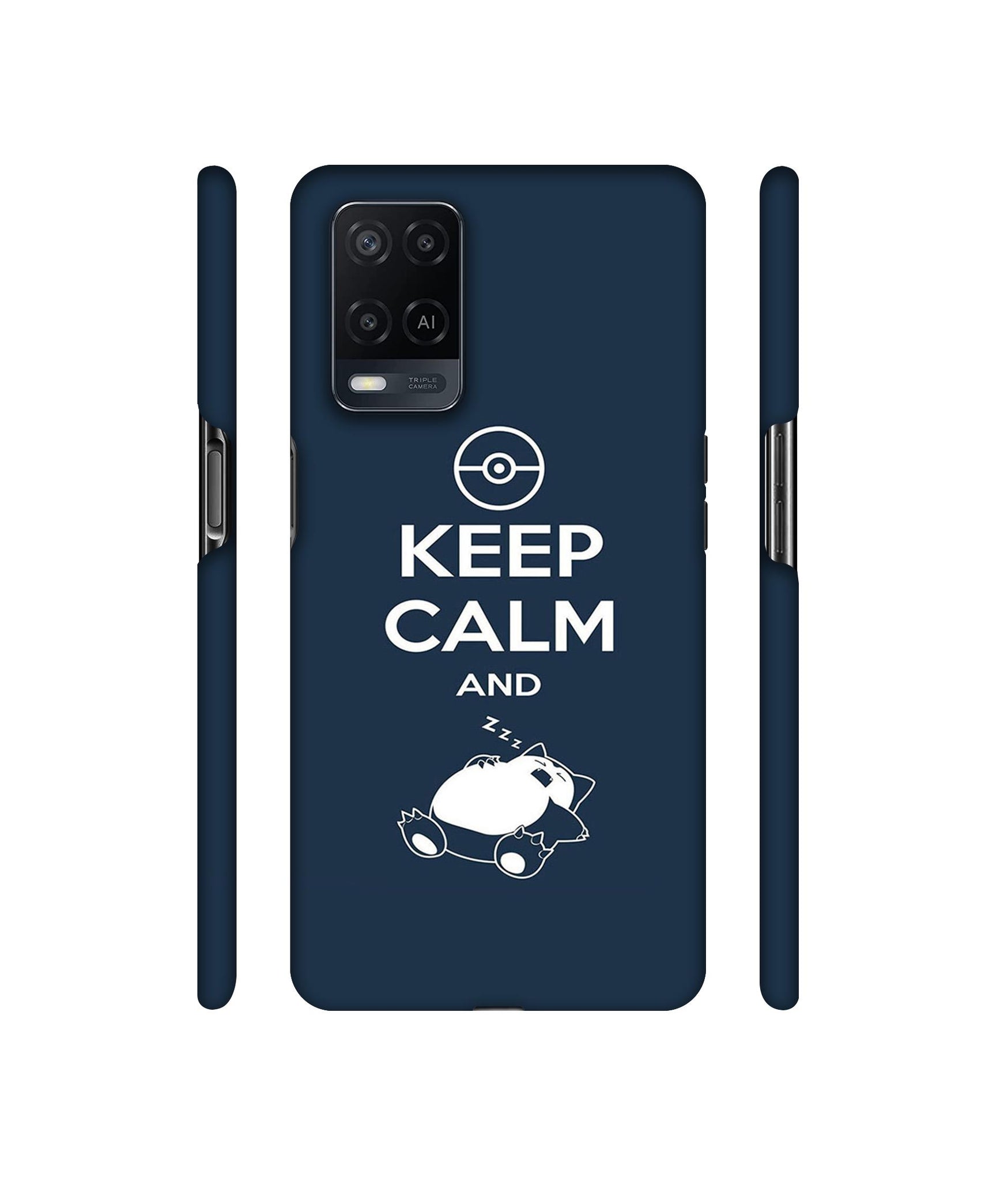 Sleep Pattern Designer Hard Back Cover for Oppo A54 4G